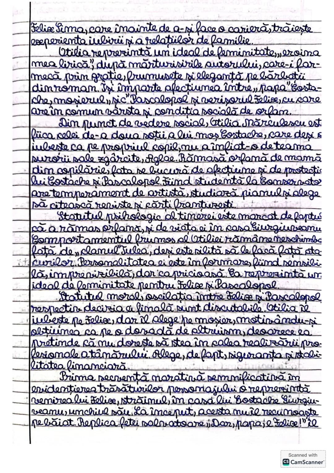 # Enigma Otiliei
de George Călinescu
Particularitatile personajului principal
Romanul este o specie a genului epic, în proză
de dimensiuni