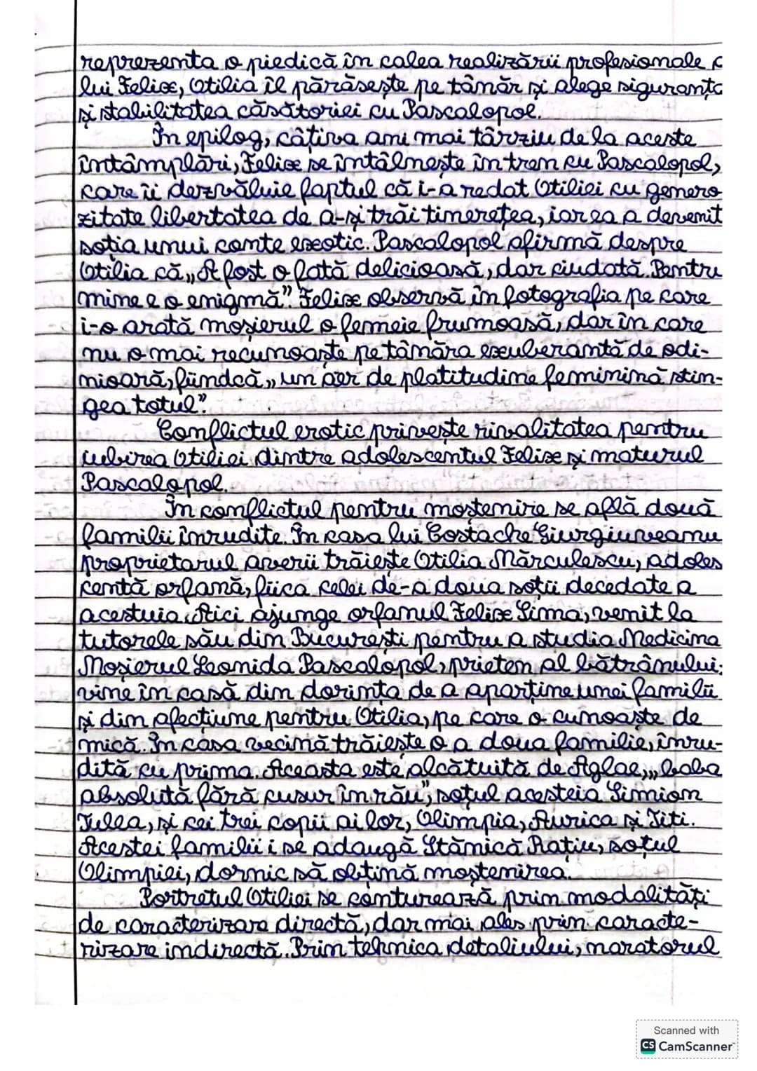 # Enigma Otiliei
de George Călinescu
Particularitatile personajului principal
Romanul este o specie a genului epic, în proză
de dimensiuni