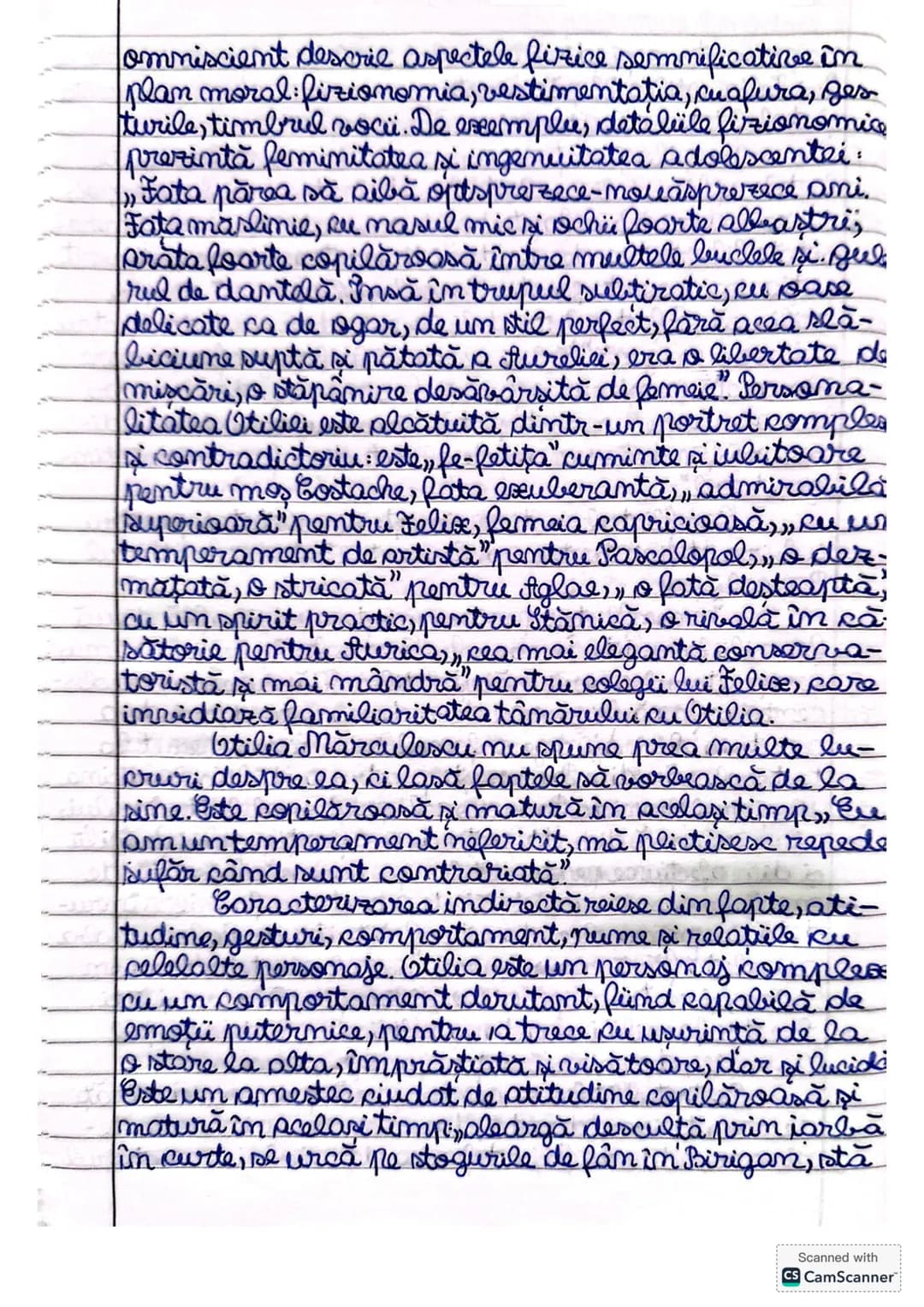 # Enigma Otiliei
de George Călinescu
Particularitatile personajului principal
Romanul este o specie a genului epic, în proză
de dimensiuni