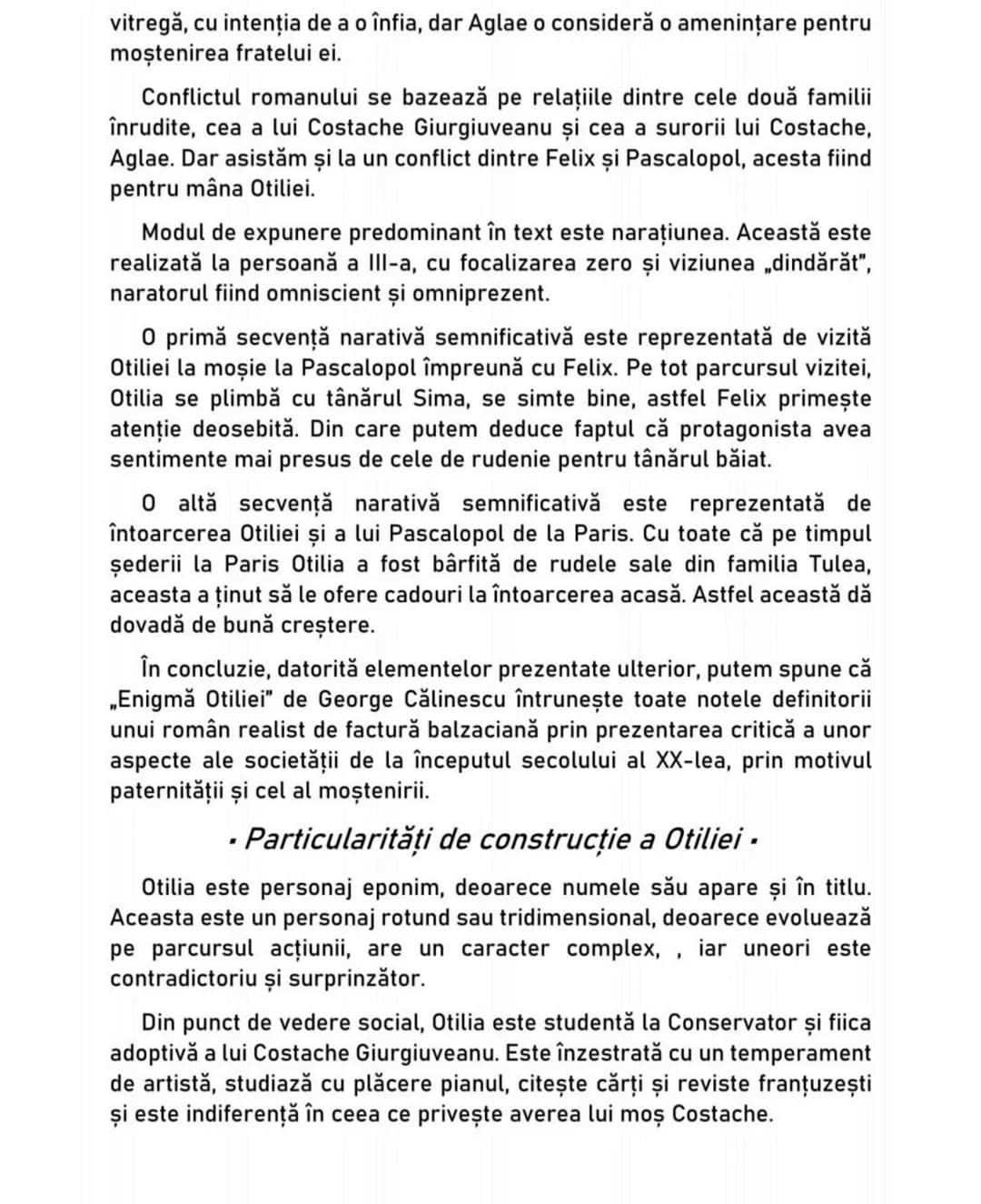 # Enigma Otiliei
de George Călinescu
• Viziunea despre lume într-un roman balzacian •
George Călinescu a fost un scriitor, critic și isto