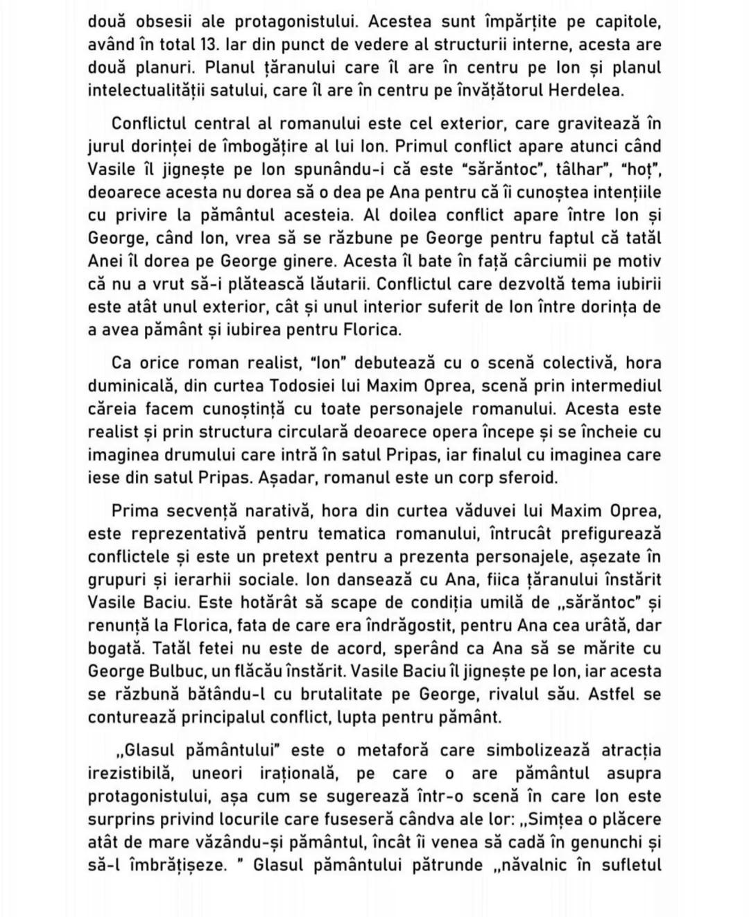 # Ion
de Liviu Rebreanu
• Viziunea despre lume într-un roman realist-obiectiv.
Opera literară realizată de Liviu Rebreanu cuprinde romane