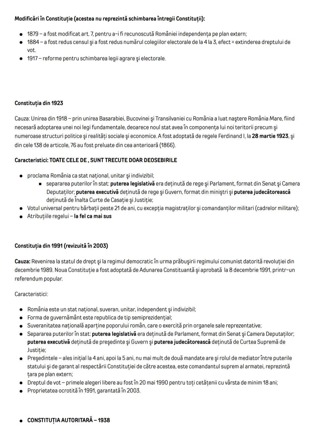 --- OCR Start ---
CAP. III
CONSTITUŢIILE DIN ROMÂNIA
Constituţia reprezintă legea fundamentală a unui stat, care reglementează funcţionarea