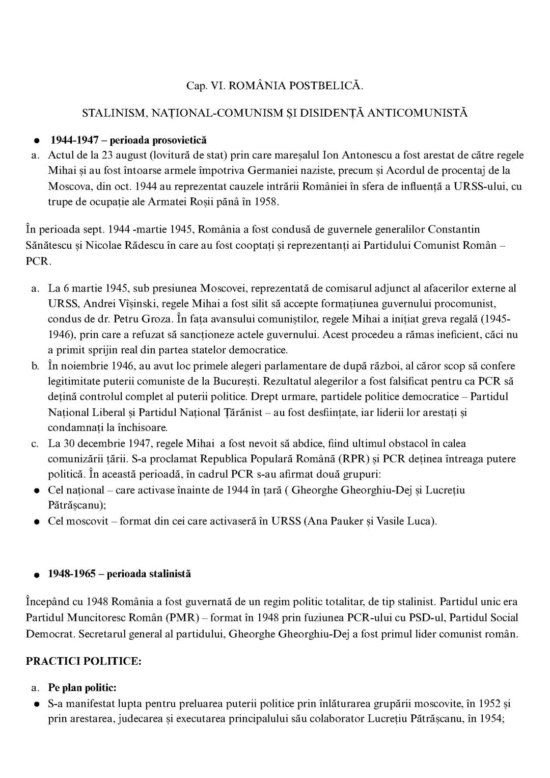 România postbelică