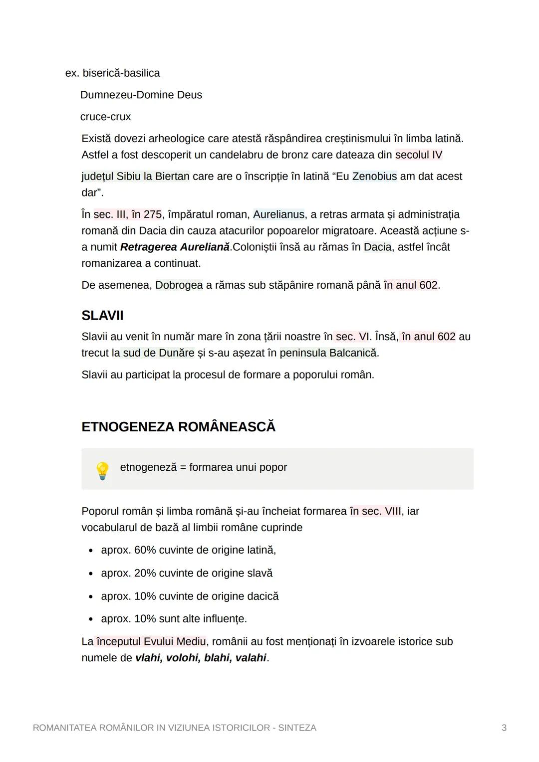 # Istorie Bacalaureat
Portofoliu # ROMANITATEA ROMÂNILOR IN
# VIZIUNEA ISTORICILOR -
# SINTEZA
I. FORMAREA POPORULUI ROMÂN
Poporul român