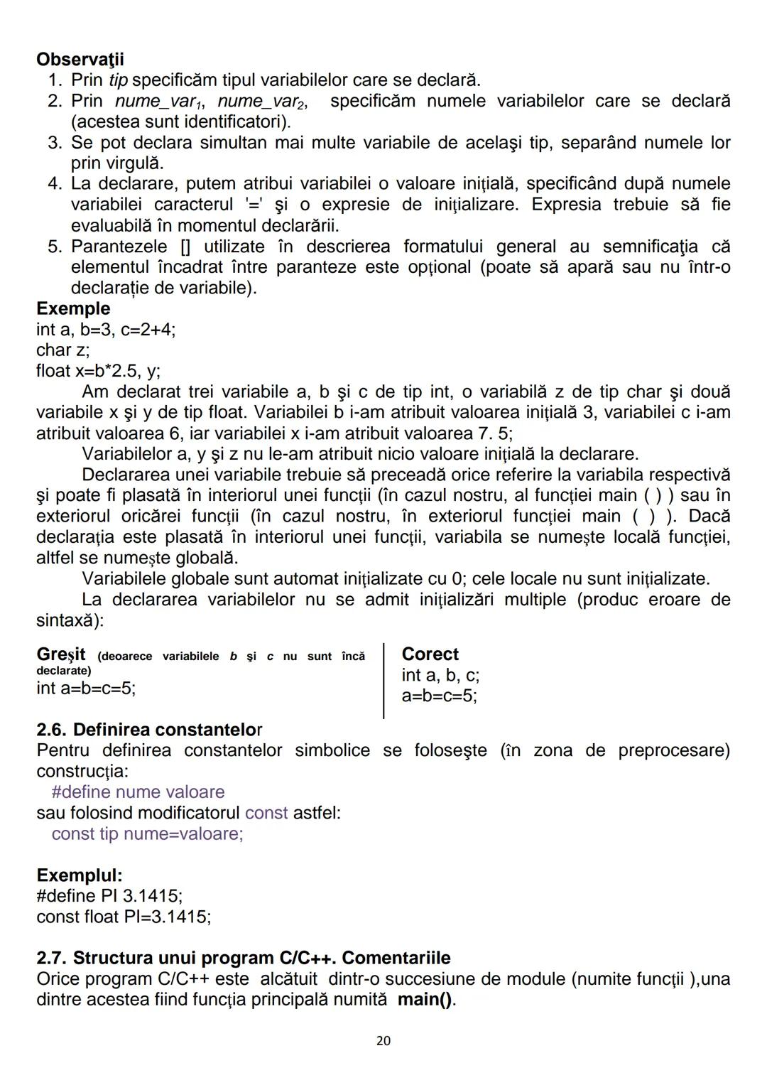 # 1. Algoritmi
CONŢINUTURI Bacalaureat
1.1. Noţiunea de algoritm, caracteristici
1.2. Date, variabile, expresii, operaţii
1.3. Structuri de