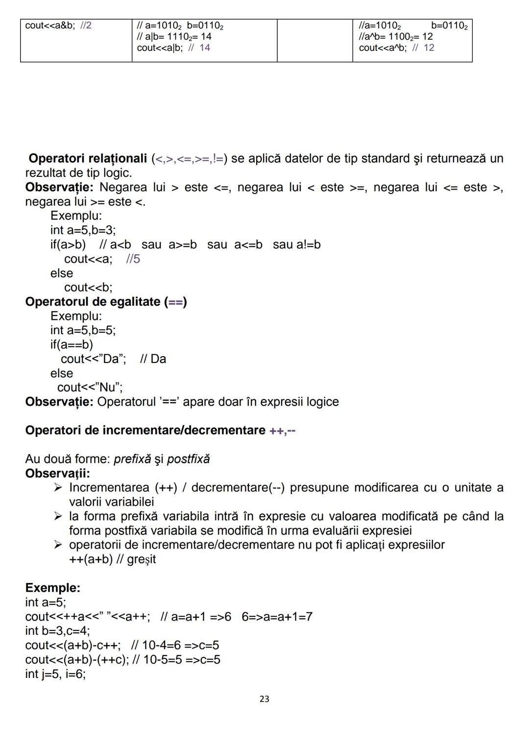 # 1. Algoritmi
CONŢINUTURI Bacalaureat
1.1. Noţiunea de algoritm, caracteristici
1.2. Date, variabile, expresii, operaţii
1.3. Structuri de