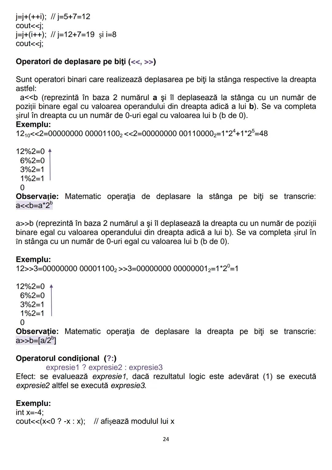 # 1. Algoritmi
CONŢINUTURI Bacalaureat
1.1. Noţiunea de algoritm, caracteristici
1.2. Date, variabile, expresii, operaţii
1.3. Structuri de