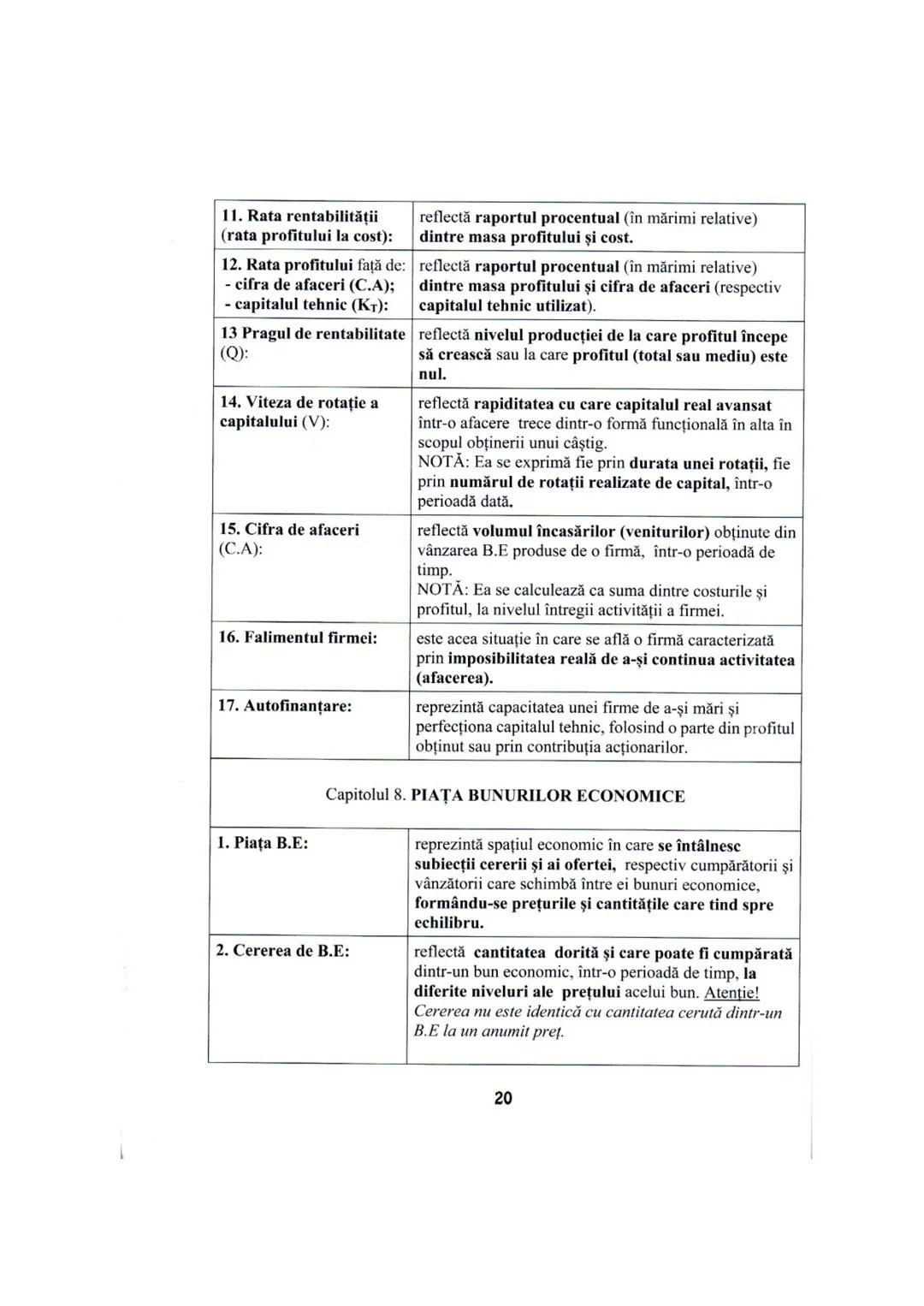 # I. PROGRAMA DETALIATĂ DE EXAMEN
# PENTRU DISCIPLINA ECONOMIE
I. INTRODUCERE ÎN ECONOMIE: Nevoi umane; Bunuri (bunuri libere şi bunuri
eco