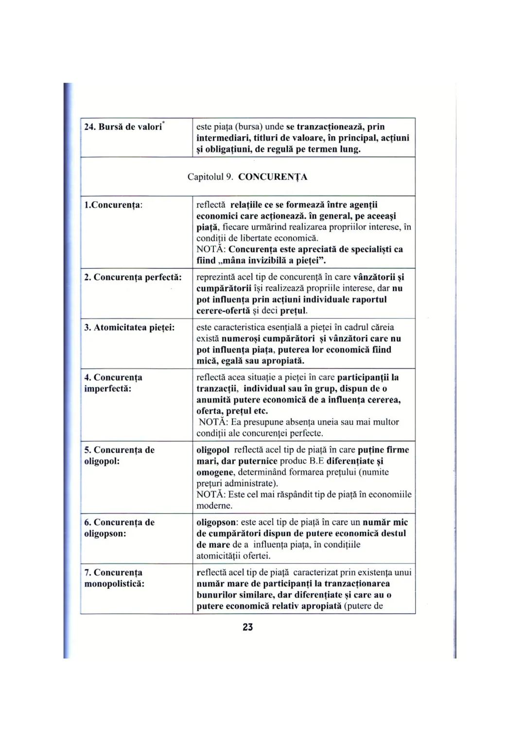 # I. PROGRAMA DETALIATĂ DE EXAMEN
# PENTRU DISCIPLINA ECONOMIE
I. INTRODUCERE ÎN ECONOMIE: Nevoi umane; Bunuri (bunuri libere şi bunuri
eco