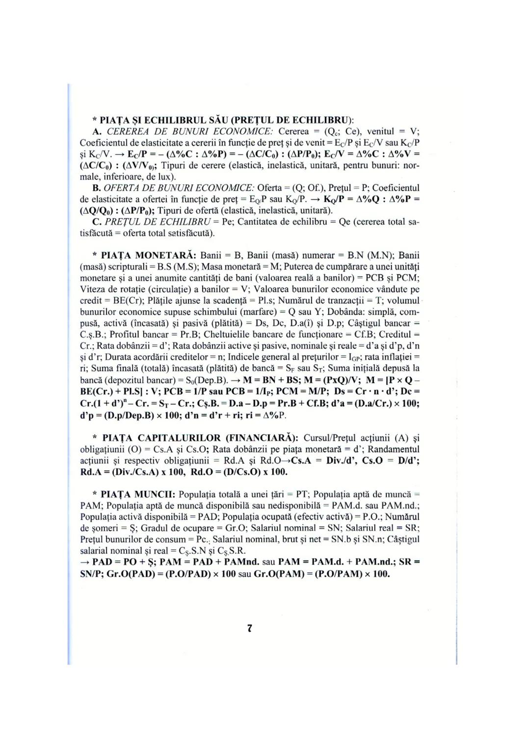 # I. PROGRAMA DETALIATĂ DE EXAMEN
# PENTRU DISCIPLINA ECONOMIE
I. INTRODUCERE ÎN ECONOMIE: Nevoi umane; Bunuri (bunuri libere şi bunuri
eco