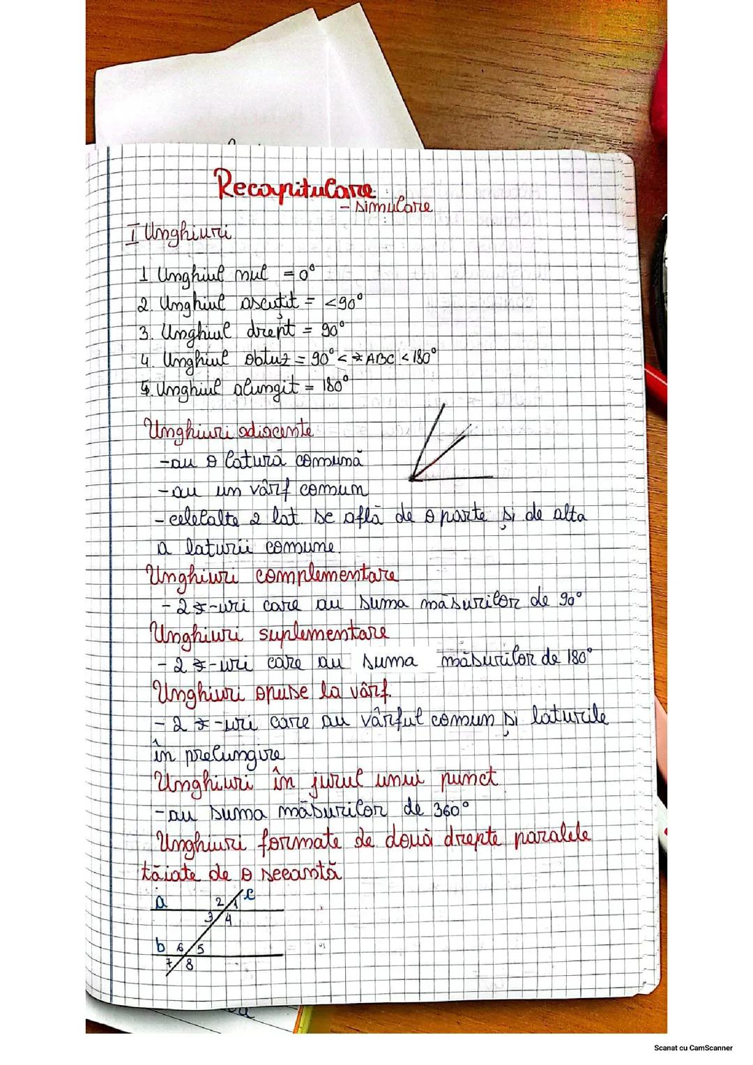 Recapitulare Simulare Geometrie- a 8 a