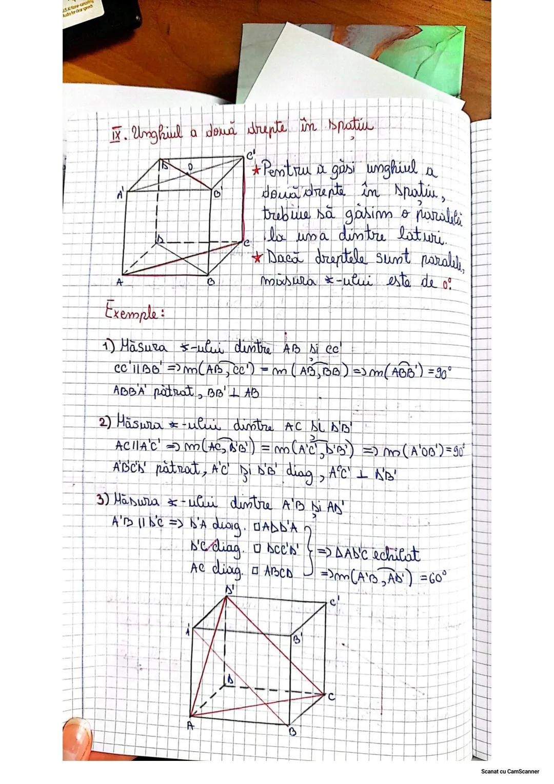 --- OCR Start ---
Recapitularem Core
I Unghiuri
I Unghiul mul =0^{\circ}
2. Unghiul ascutit = <90^{\circ}
3. Unghiul drept =90^{\circ}
4. Un