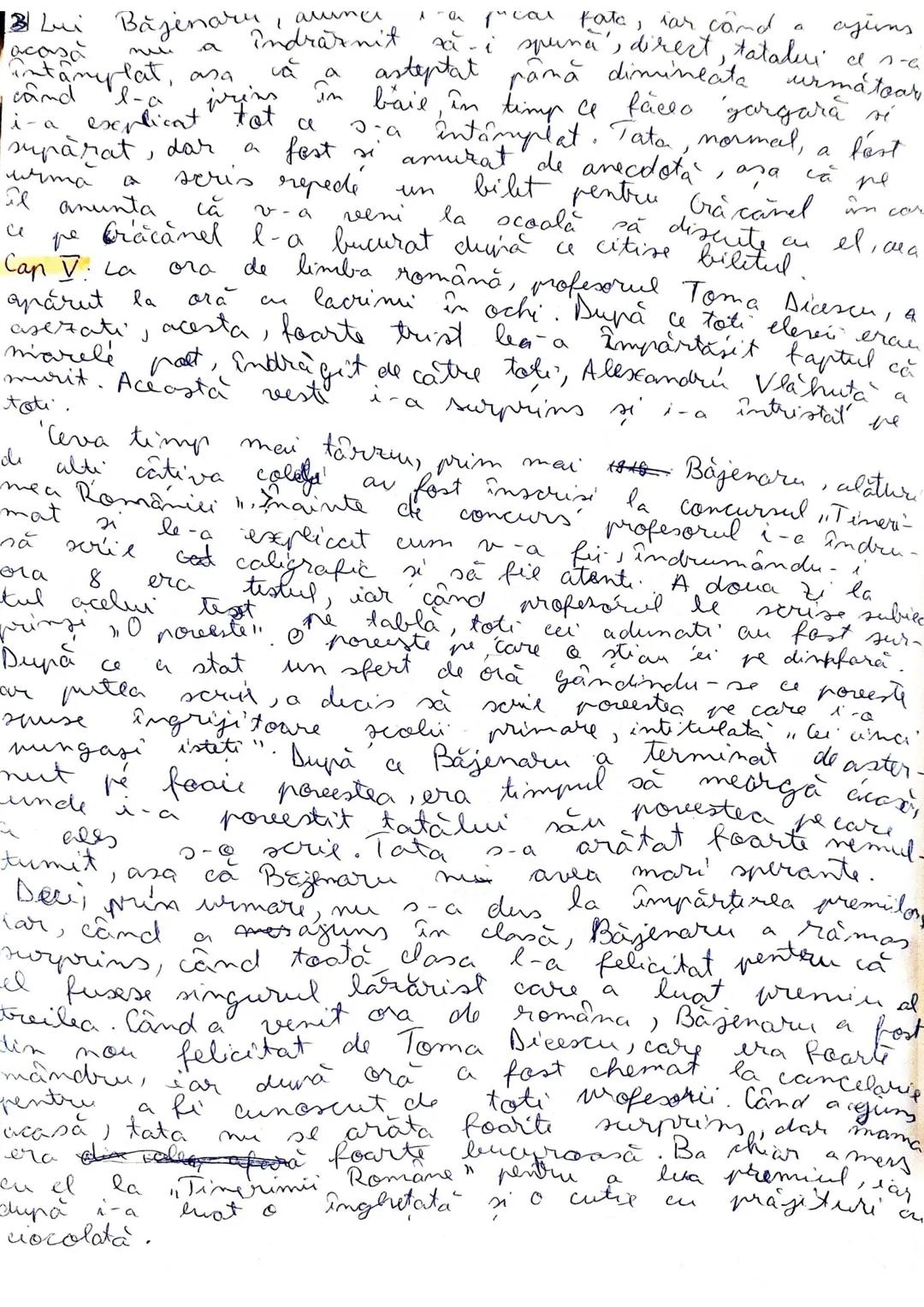 can: Grigore Bajmaru,
îsi reaminteste
Rezumat
- Cismigiu et Comp
un fost licean, al Liceului Gheorge Lazar
întâmplările petrecute în liceu