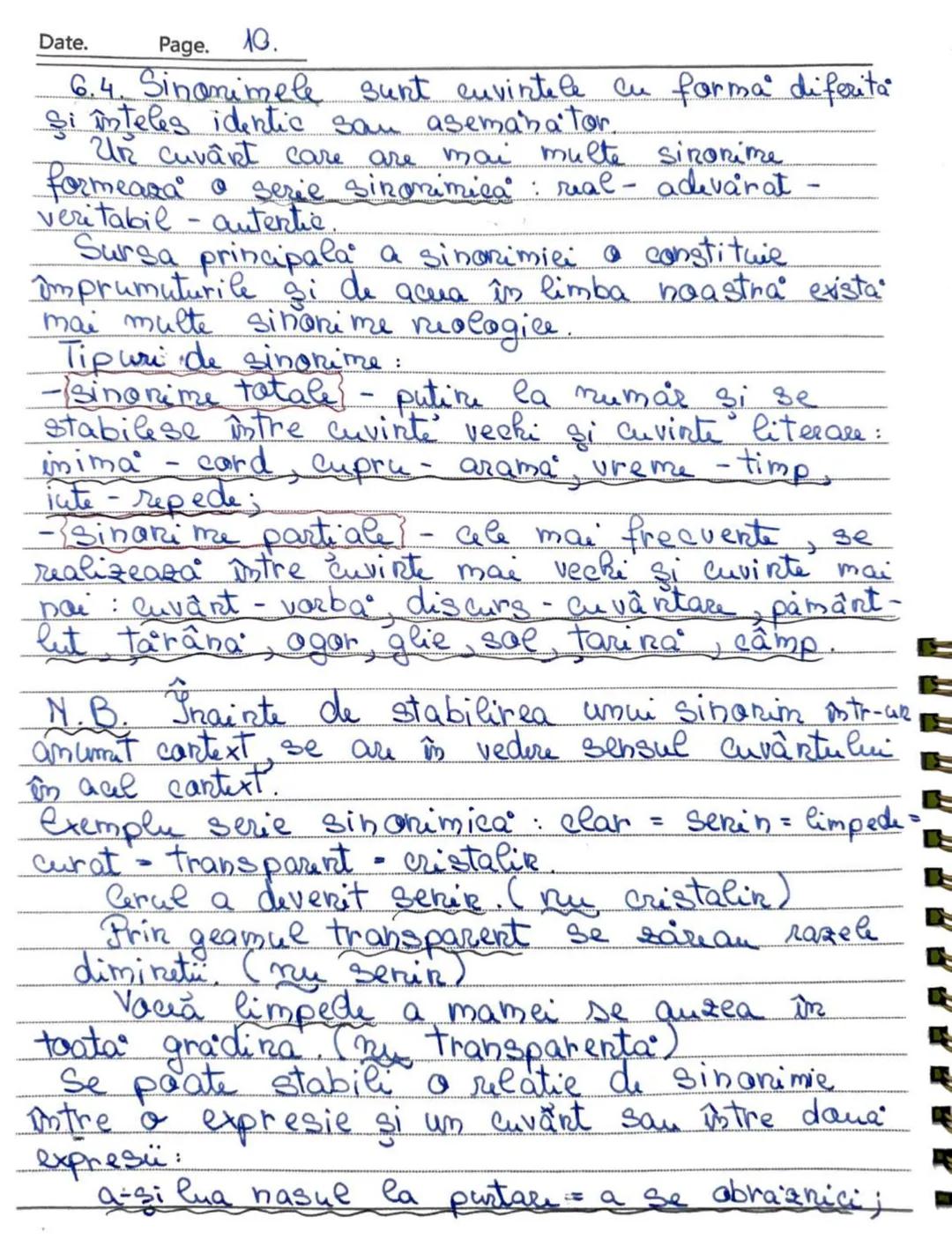 Date. Page. 1.
Capitolul A-Vocabularul
Potalitatea cuvinte Car dirts - o limba formeaza
cabularul sam lexicul limbii respective.
Vocabular