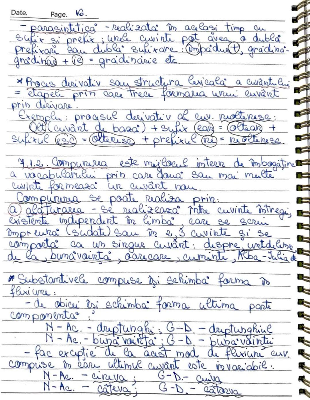Date. Page. 1.
Capitolul A-Vocabularul
Potalitatea cuvinte Car dirts - o limba formeaza
cabularul sam lexicul limbii respective.
Vocabular