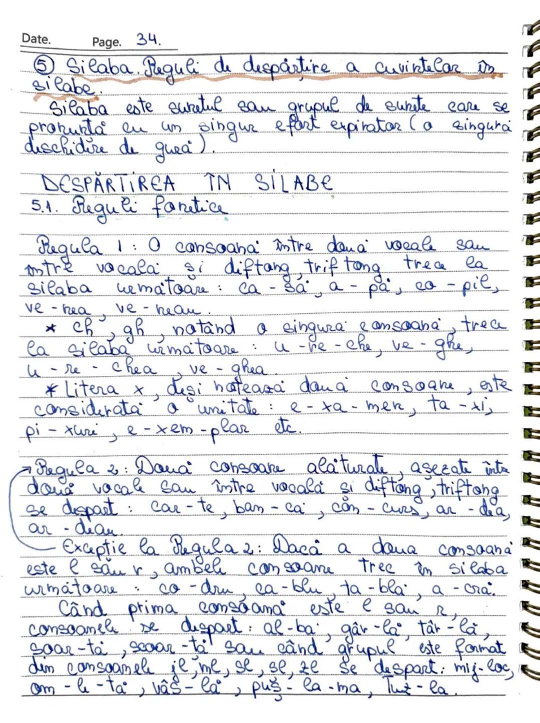 --- OCR Start ---
Date. Page. 24
Capitolul B - Foretica
Ponetica studiază sunetele limbii române.
Alfabetul limbii române şi suretele
Sumetu