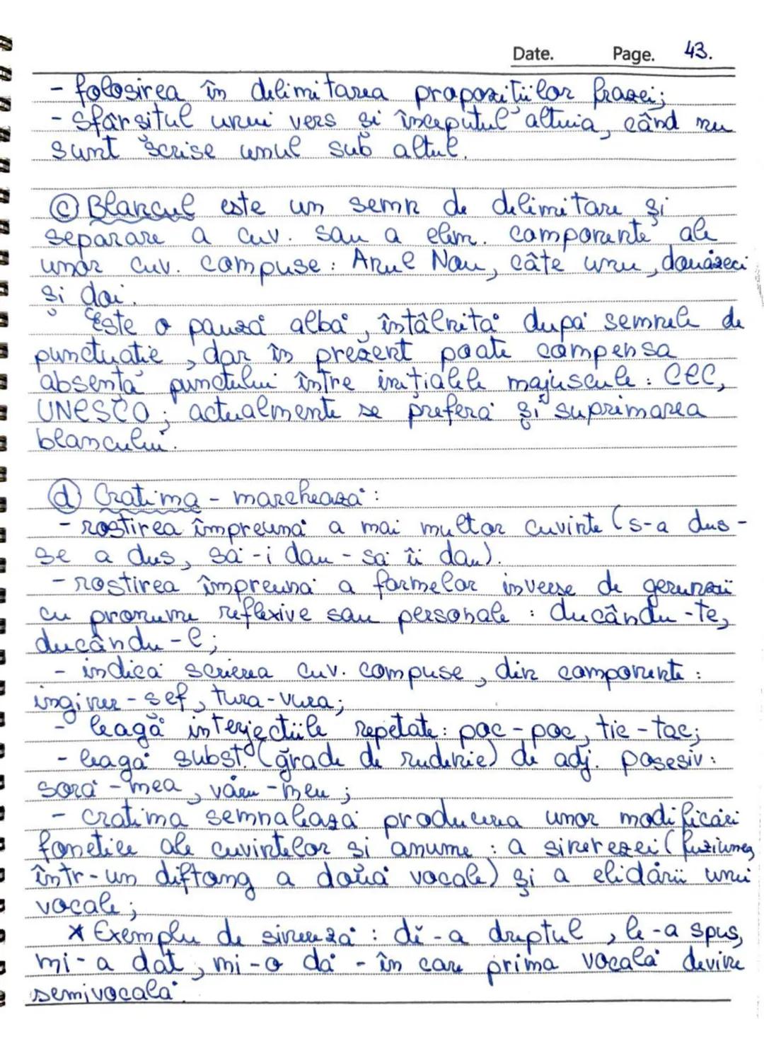--- OCR Start ---
Date. Page. 24
Capitolul B - Foretica
Ponetica studiază sunetele limbii române.
Alfabetul limbii române şi suretele
Sumetu