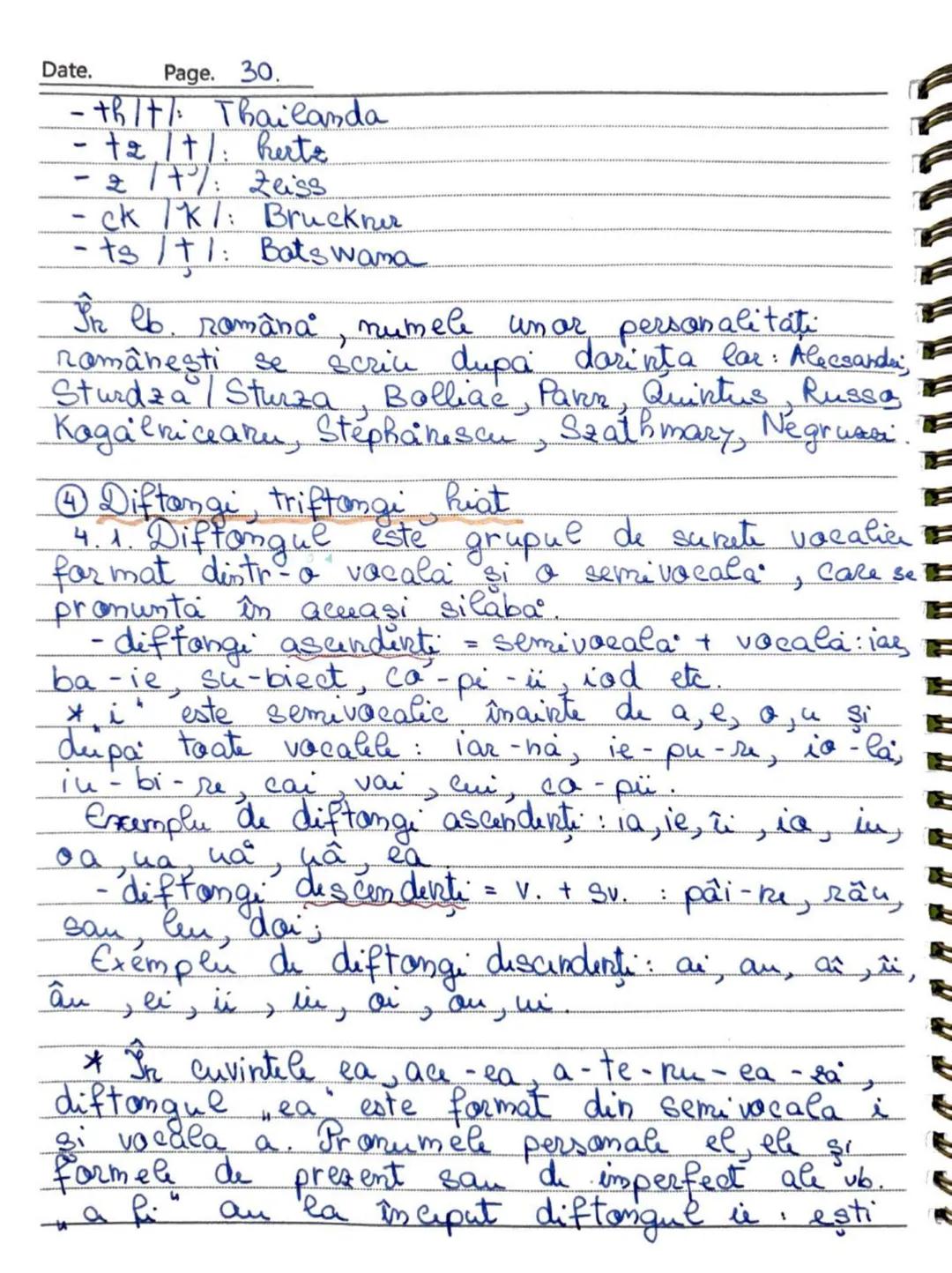 --- OCR Start ---
Date. Page. 24
Capitolul B - Foretica
Ponetica studiază sunetele limbii române.
Alfabetul limbii române şi suretele
Sumetu