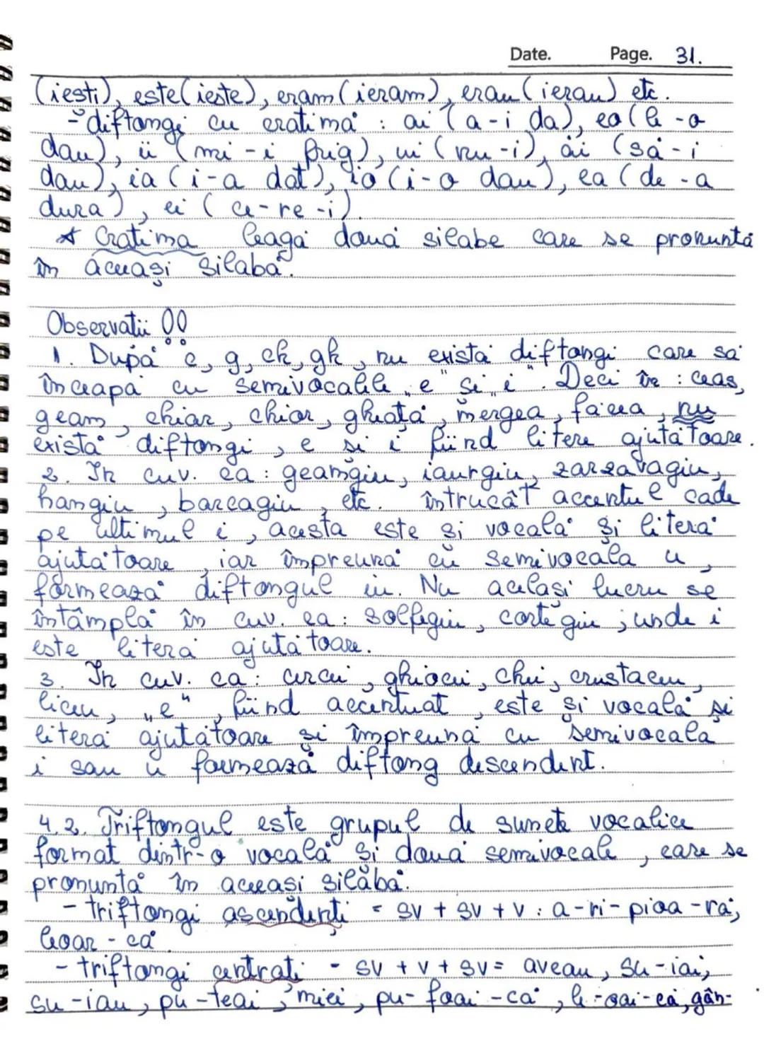 --- OCR Start ---
Date. Page. 24
Capitolul B - Foretica
Ponetica studiază sunetele limbii române.
Alfabetul limbii române şi suretele
Sumetu