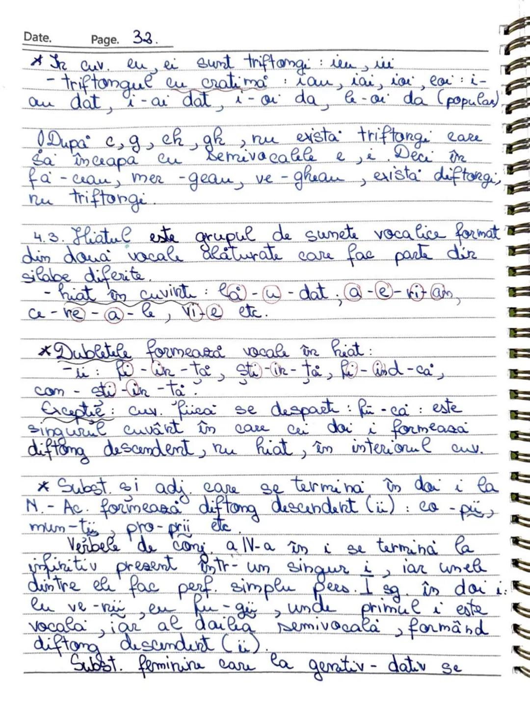 --- OCR Start ---
Date. Page. 24
Capitolul B - Foretica
Ponetica studiază sunetele limbii române.
Alfabetul limbii române şi suretele
Sumetu