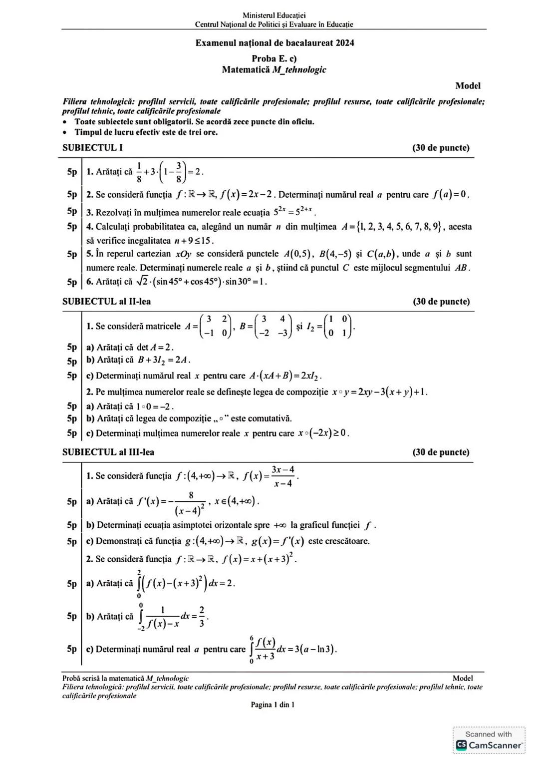 MATE TEHNOLOGIC S1 ex 1