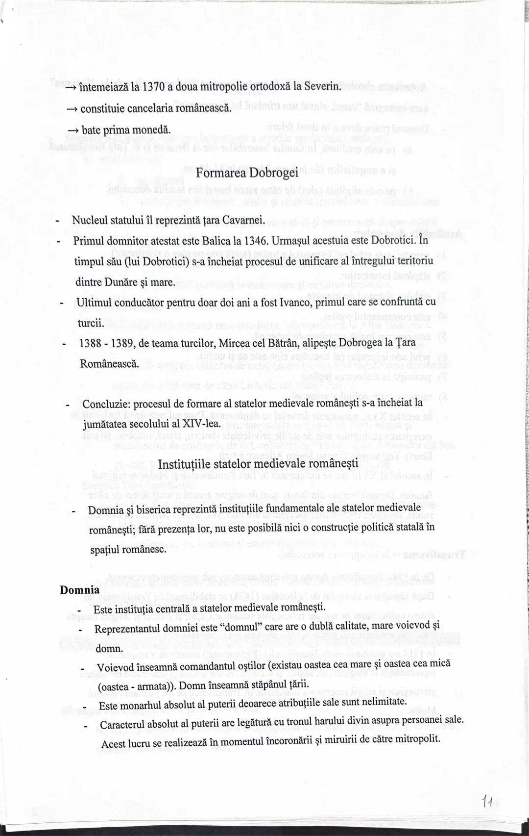 Capitolul 2 - Autonomii locale, constituirea statelor medievale româneşti
- Autonomii locale = formațiuni poliho prestatale.
6 - Autonomii