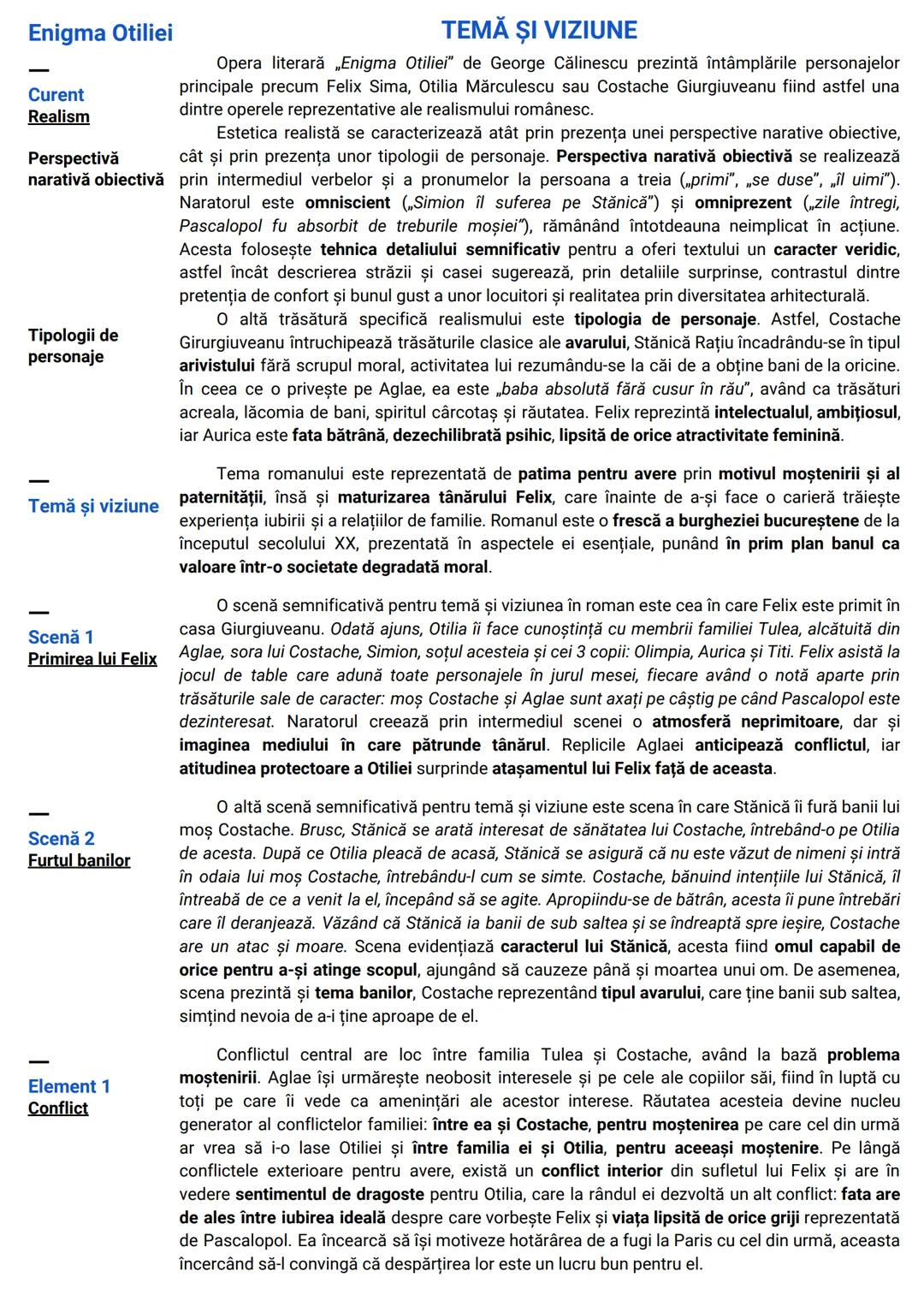 # Opere și curente
# Limba și literatura Română # Curente literare
1. Umanismul/Iluminismul
* importanţa progresului / a educaţiei
* i