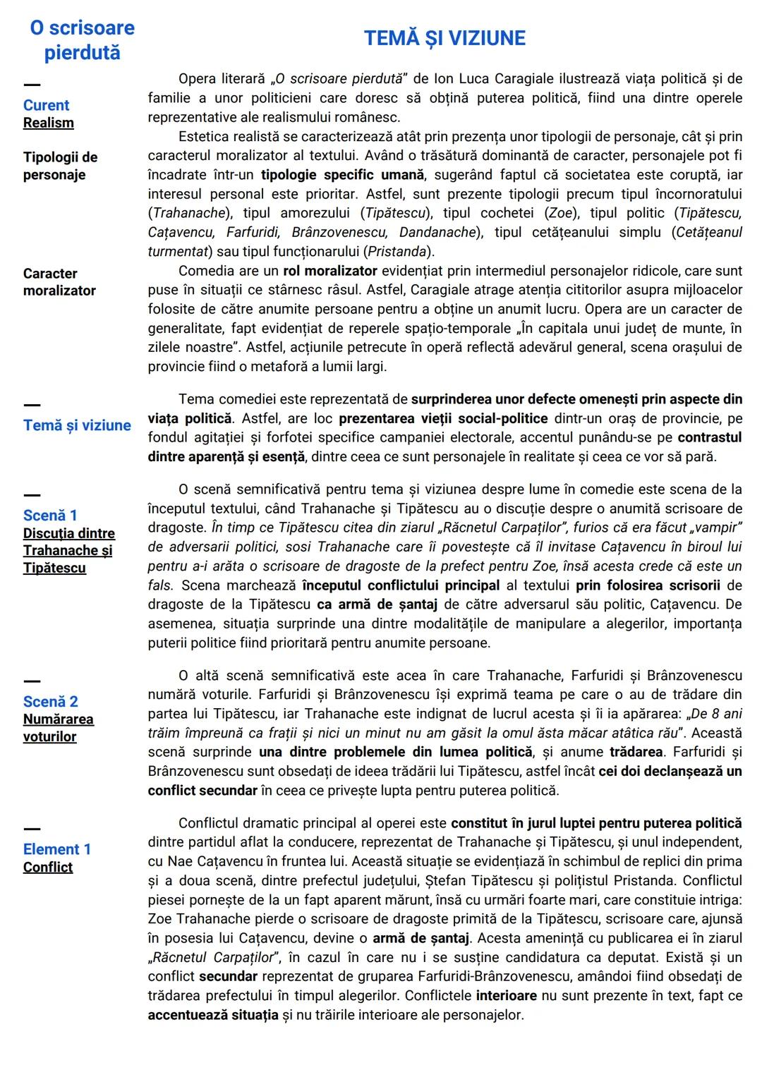 # Opere și curente
# Limba și literatura Română # Curente literare
1. Umanismul/Iluminismul
* importanţa progresului / a educaţiei
* i