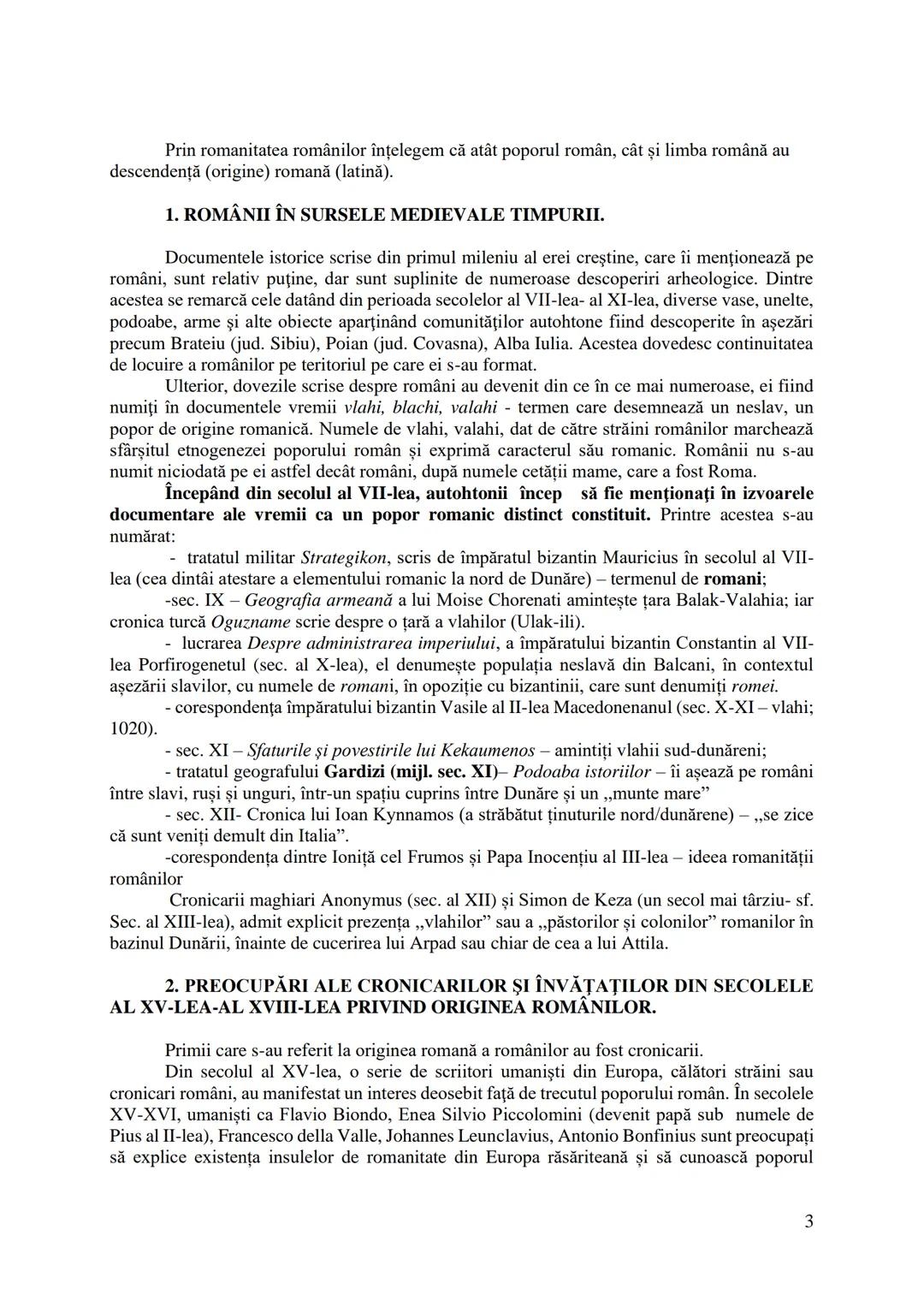 # Lecţii istorie
1.ROMANITATEA ROMÂNILOR – pg. 1-6
2.AUTONOMIILE LOCALE - pg. 7-14
3.DOMNITORII (EVUL MEDIU) – pg. 15-25
4.STATUL ROMÂN