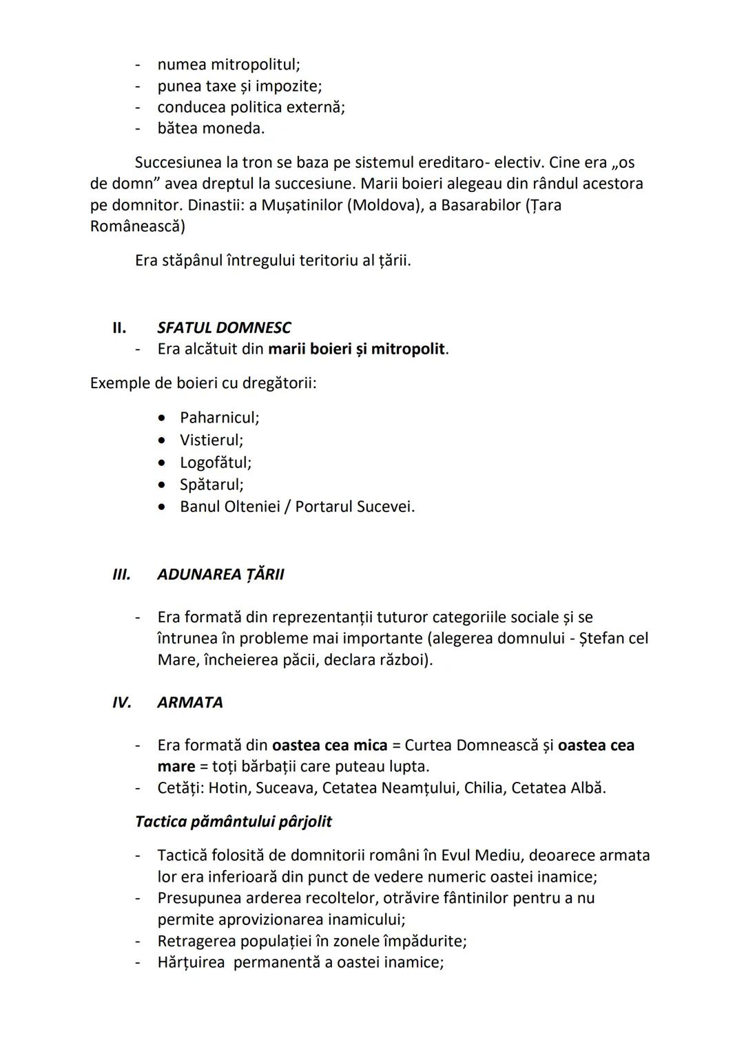 • Intern:
✓ Drumurile comerciale, ce legau Carpații de M. Neagră și
Europa Centrală de gurile Dunării
✓ Apariţia târgurilor şi a oraşelor
✓