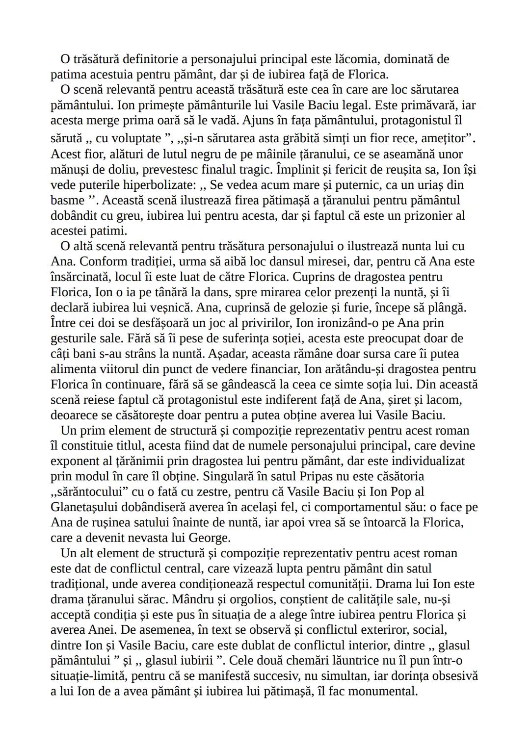 # „ ION “
DE LIVIU REBREANU
- caracterizarea personajului principal -
Liviu Rebreanu este considerat de către critica literară întemeieto