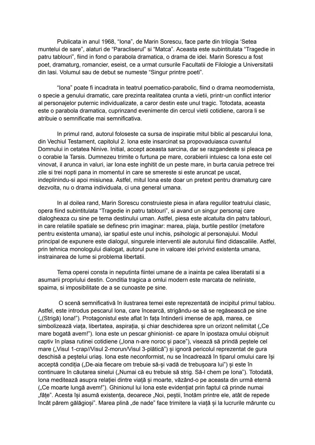 Marin Preda s-a nascut in Silistea-Grumesti, loc in care este plasata si actiunea
romanului. Acesta a scris nuvela "Calul", romanul "Cel mai