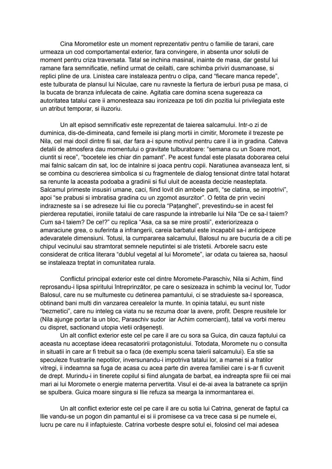 Marin Preda s-a nascut in Silistea-Grumesti, loc in care este plasata si actiunea
romanului. Acesta a scris nuvela "Calul", romanul "Cel mai