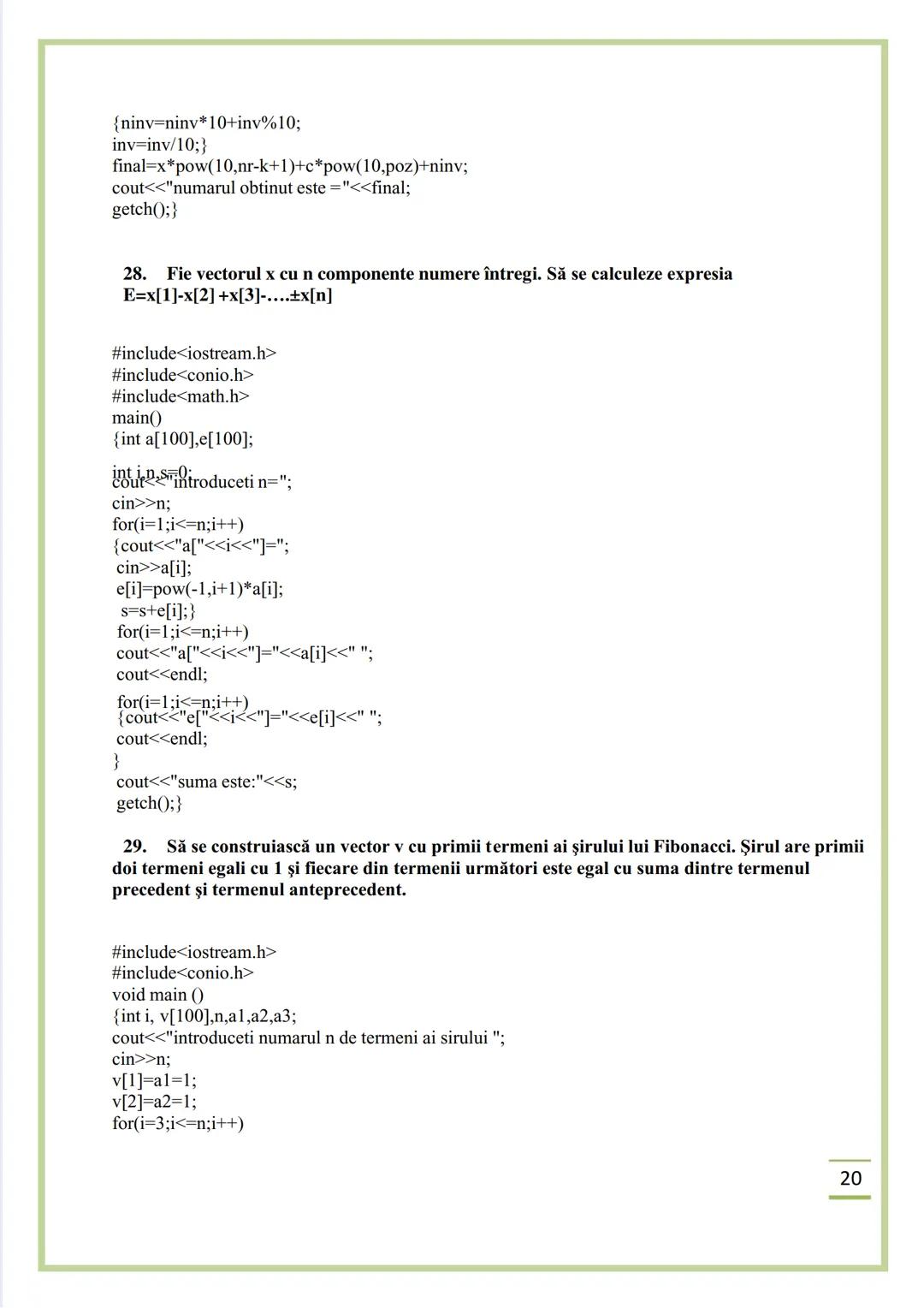 NECIU ILEANA
CULEGERE DE PROBLEME
REZOLVATE C/C++
ISBN 978-606-577-575-6
Editura Sfântul Ierarh Nicolae
2011 Recomandare
Cartea cu titlu