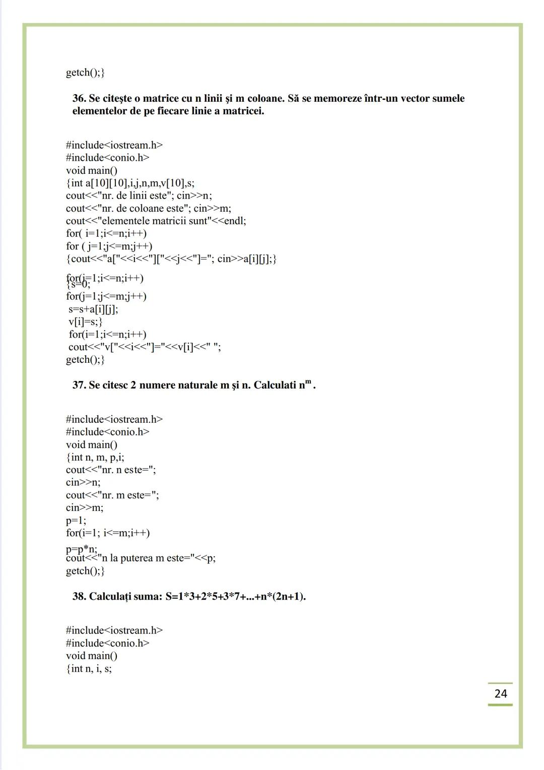 NECIU ILEANA
CULEGERE DE PROBLEME
REZOLVATE C/C++
ISBN 978-606-577-575-6
Editura Sfântul Ierarh Nicolae
2011 Recomandare
Cartea cu titlu