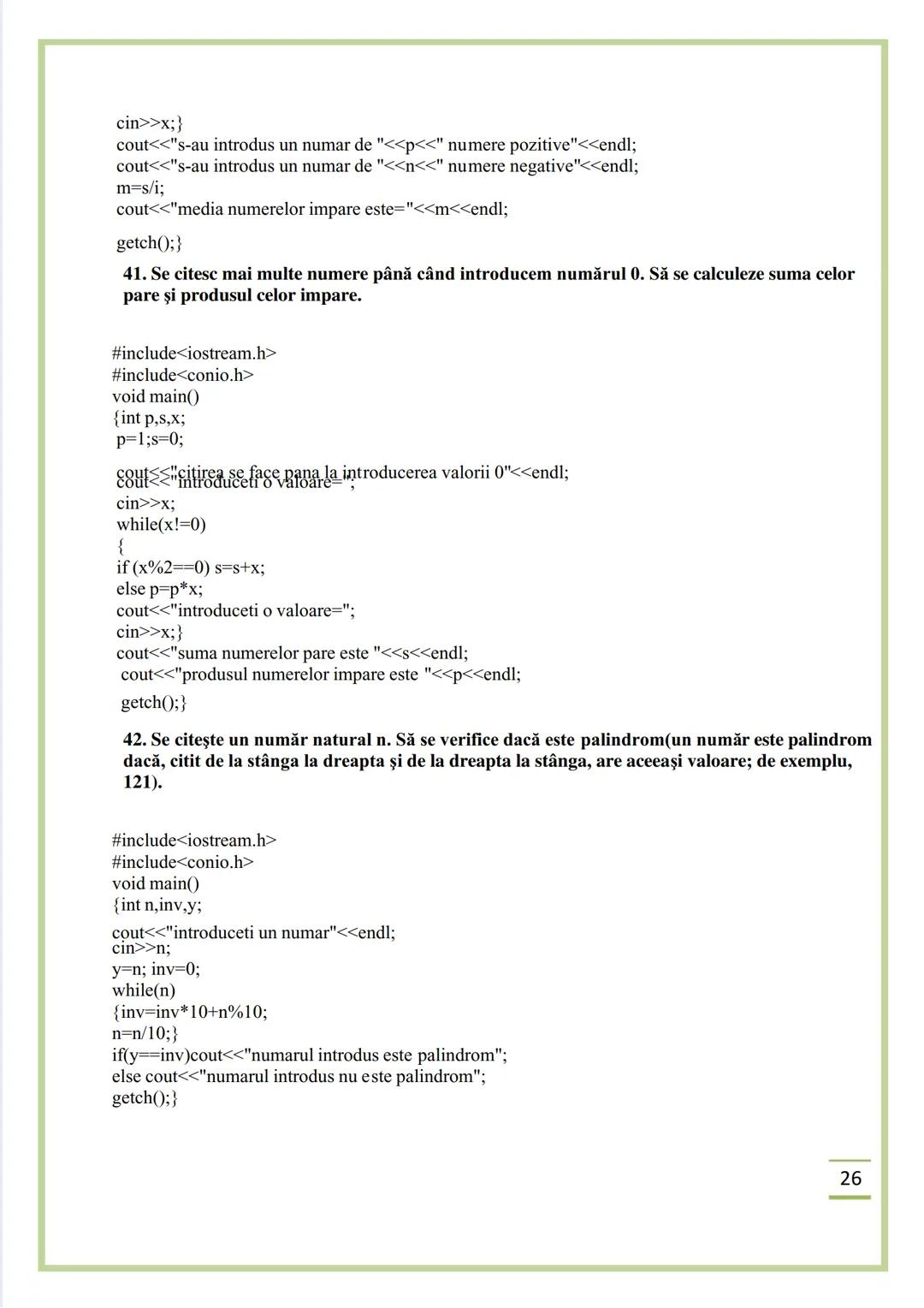 NECIU ILEANA
CULEGERE DE PROBLEME
REZOLVATE C/C++
ISBN 978-606-577-575-6
Editura Sfântul Ierarh Nicolae
2011 Recomandare
Cartea cu titlu