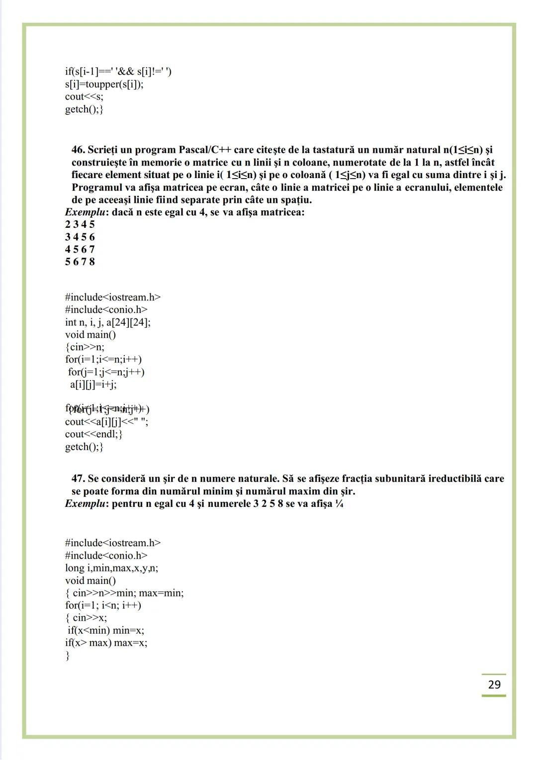 NECIU ILEANA
CULEGERE DE PROBLEME
REZOLVATE C/C++
ISBN 978-606-577-575-6
Editura Sfântul Ierarh Nicolae
2011 Recomandare
Cartea cu titlu