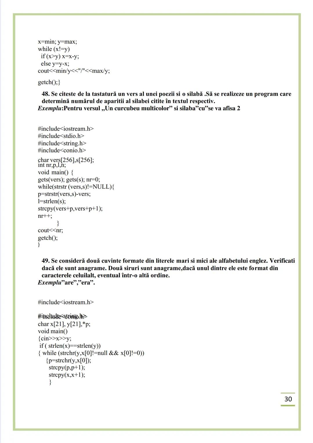 NECIU ILEANA
CULEGERE DE PROBLEME
REZOLVATE C/C++
ISBN 978-606-577-575-6
Editura Sfântul Ierarh Nicolae
2011 Recomandare
Cartea cu titlu