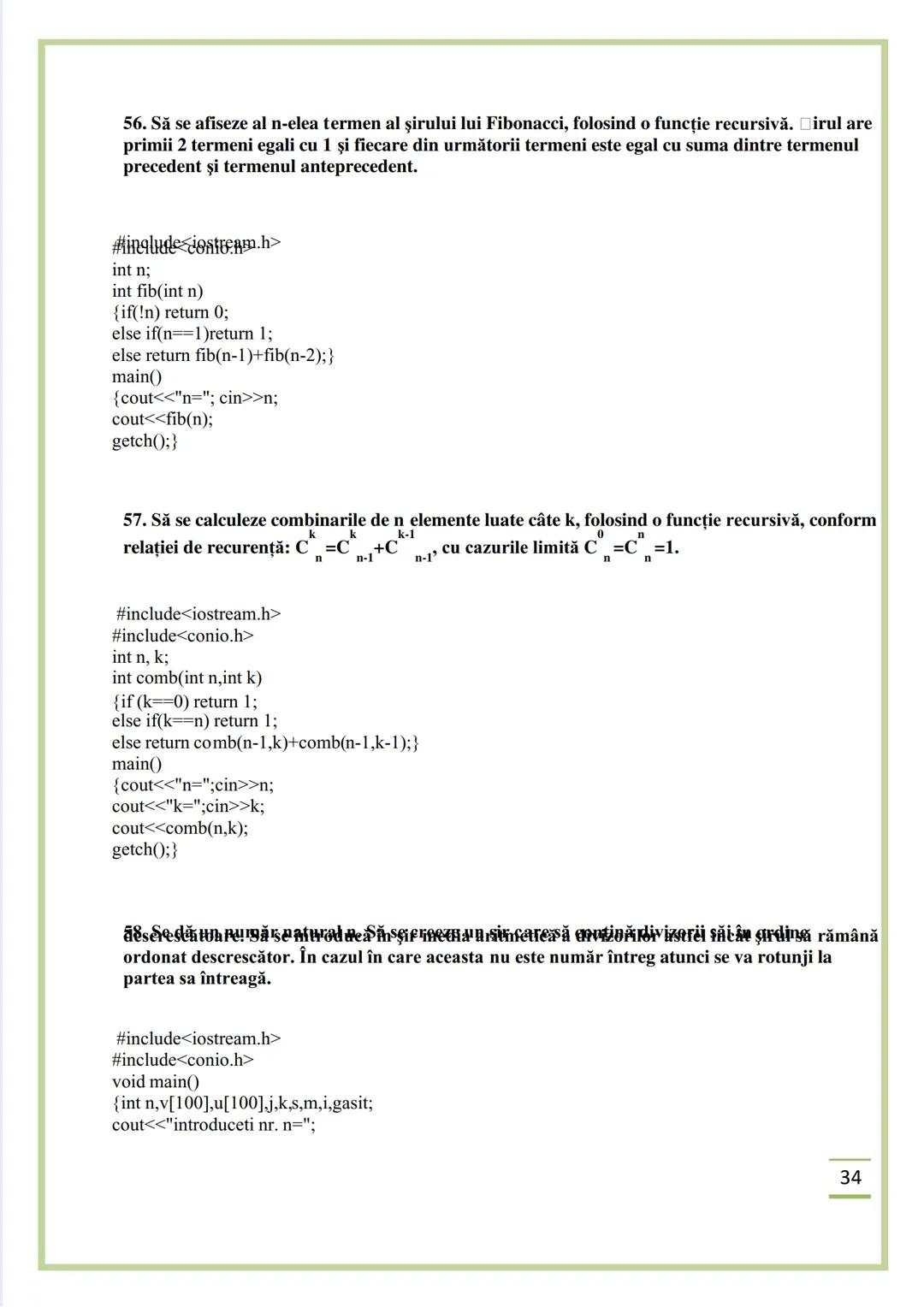 NECIU ILEANA
CULEGERE DE PROBLEME
REZOLVATE C/C++
ISBN 978-606-577-575-6
Editura Sfântul Ierarh Nicolae
2011 Recomandare
Cartea cu titlu