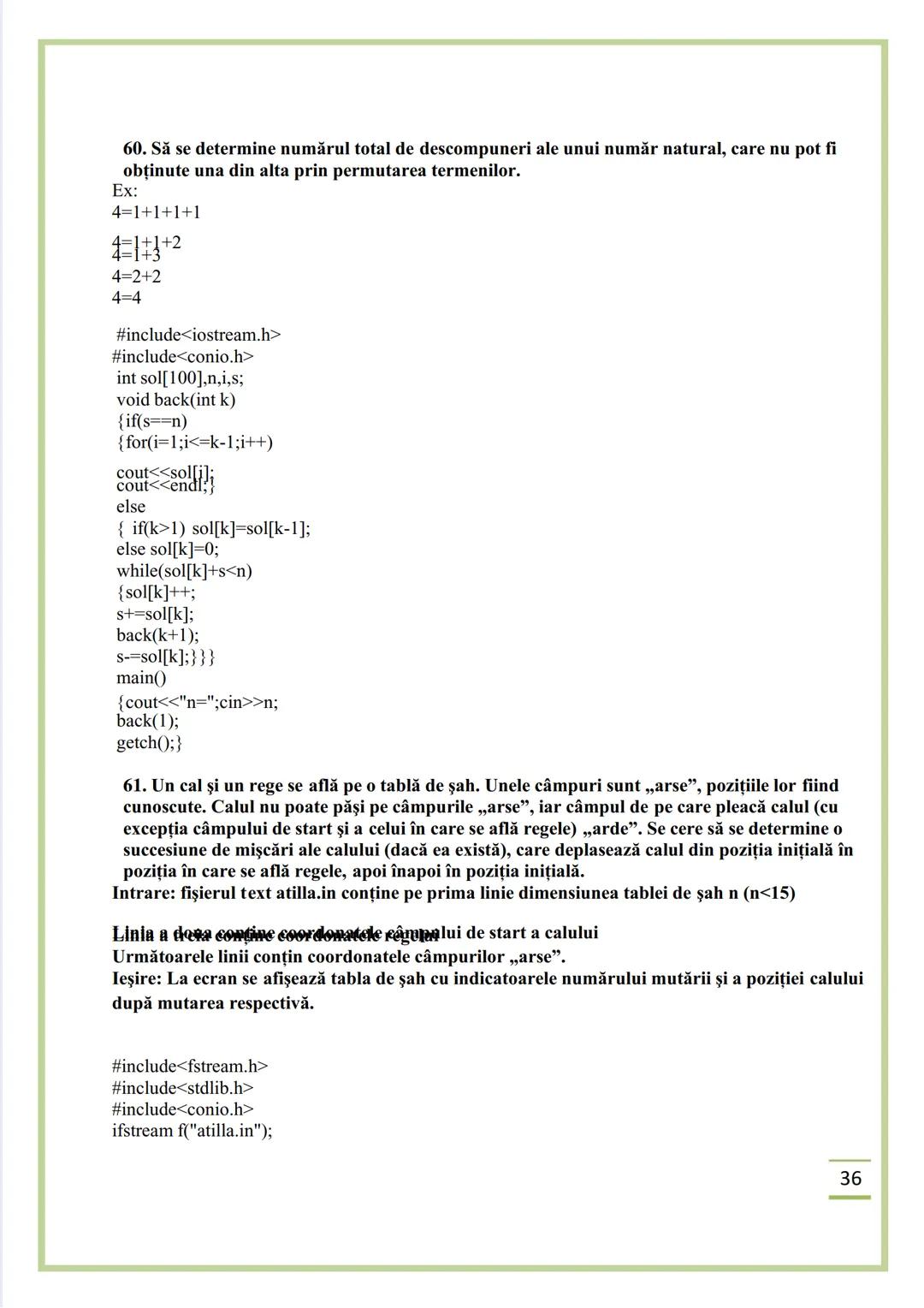 NECIU ILEANA
CULEGERE DE PROBLEME
REZOLVATE C/C++
ISBN 978-606-577-575-6
Editura Sfântul Ierarh Nicolae
2011 Recomandare
Cartea cu titlu