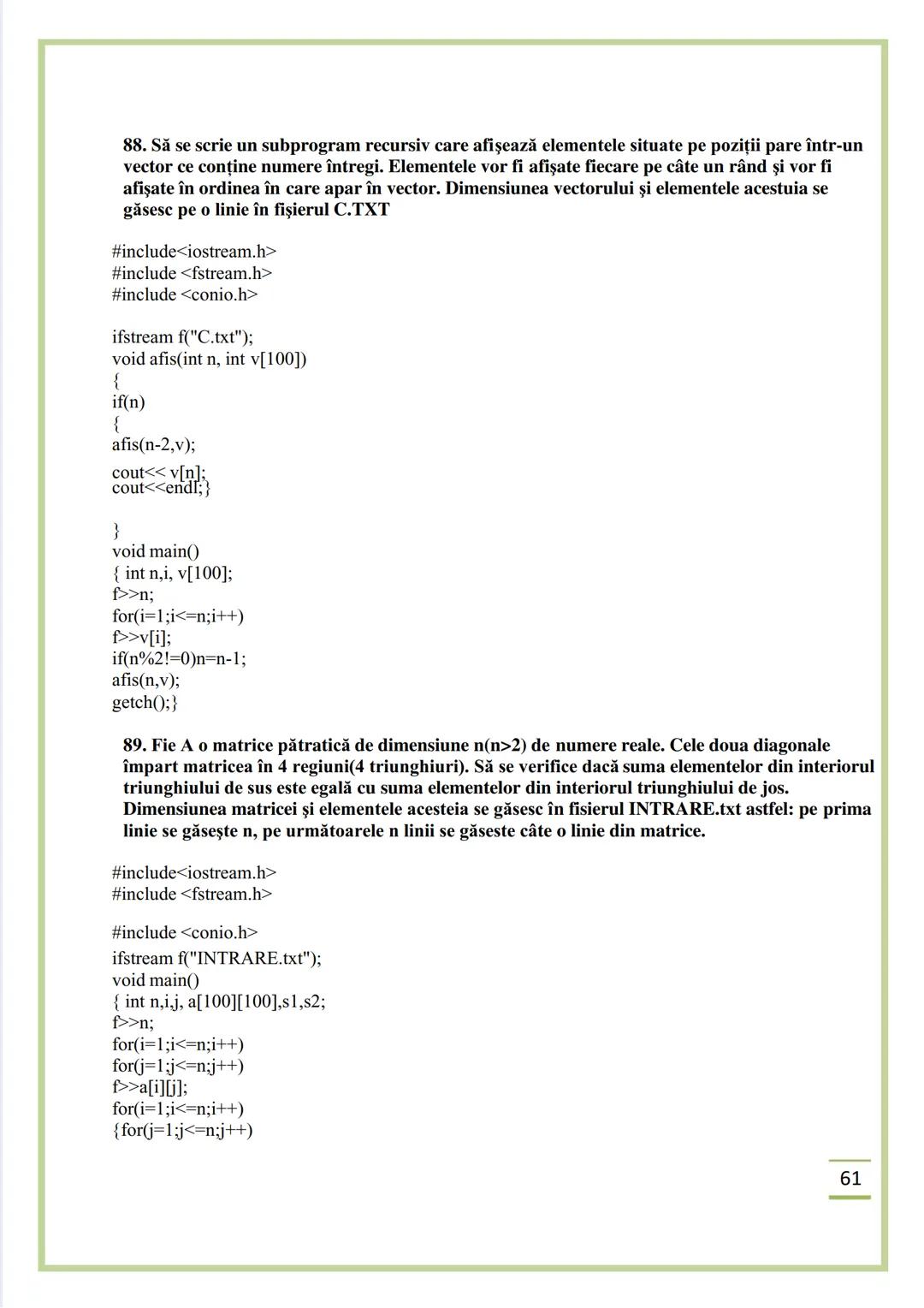 NECIU ILEANA
CULEGERE DE PROBLEME
REZOLVATE C/C++
ISBN 978-606-577-575-6
Editura Sfântul Ierarh Nicolae
2011 Recomandare
Cartea cu titlu