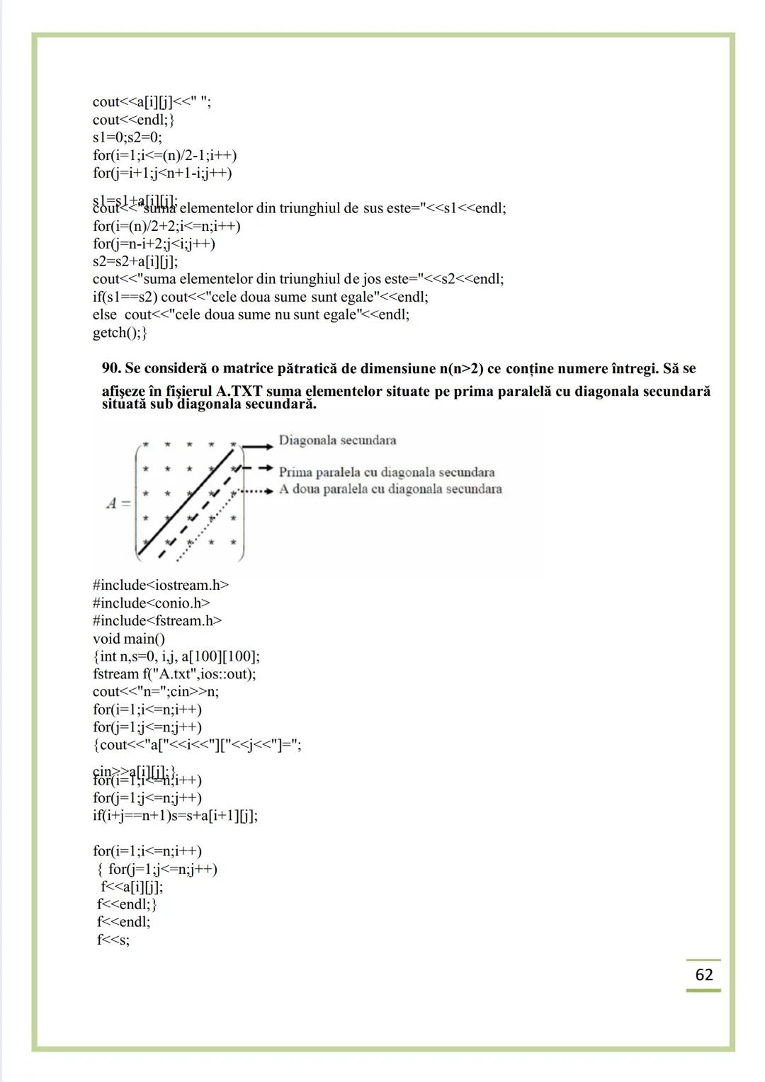 NECIU ILEANA
CULEGERE DE PROBLEME
REZOLVATE C/C++
ISBN 978-606-577-575-6
Editura Sfântul Ierarh Nicolae
2011 Recomandare
Cartea cu titlu