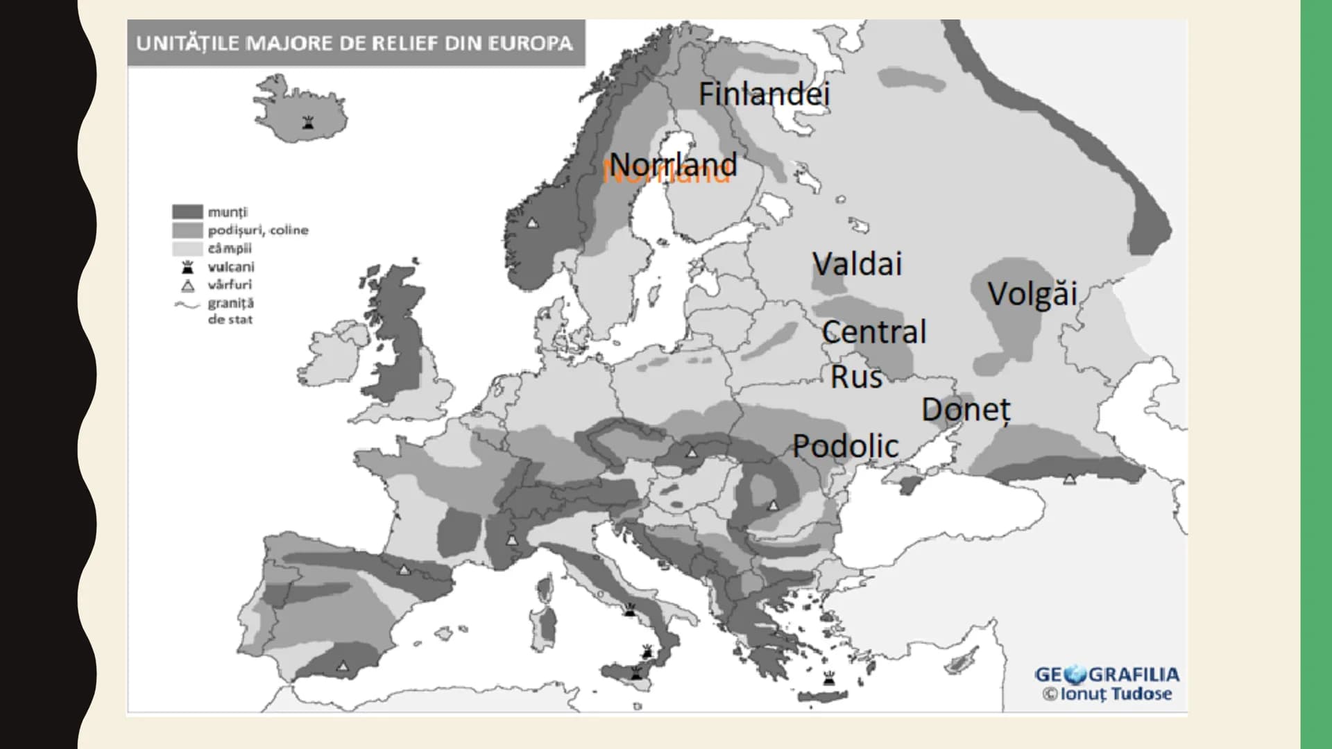EUROPA- UNITĂŢILE
MAJORE DE RELIEF
PROF. BONCUȚIU SIMONA
COLEGIUL NAȚIONAL,,AVRAM IANCU” CÎMPENI # UNITĂŢILE MAJORE DE RELIEF DIN EUROPA
P
