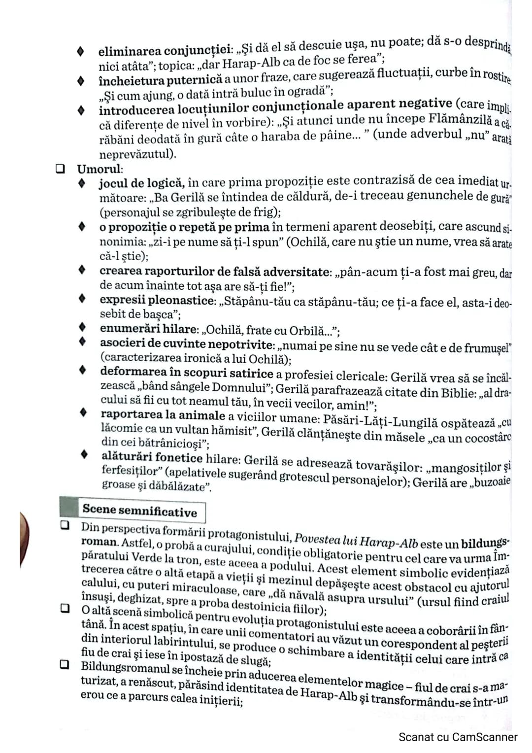# GENUL EPIC
# BASMUL CULT
Povestea lui Harap-Alb, lon Creangă
Posibile teme de reflecție:
- Tema şi viziunea despre lume;
- Particularit