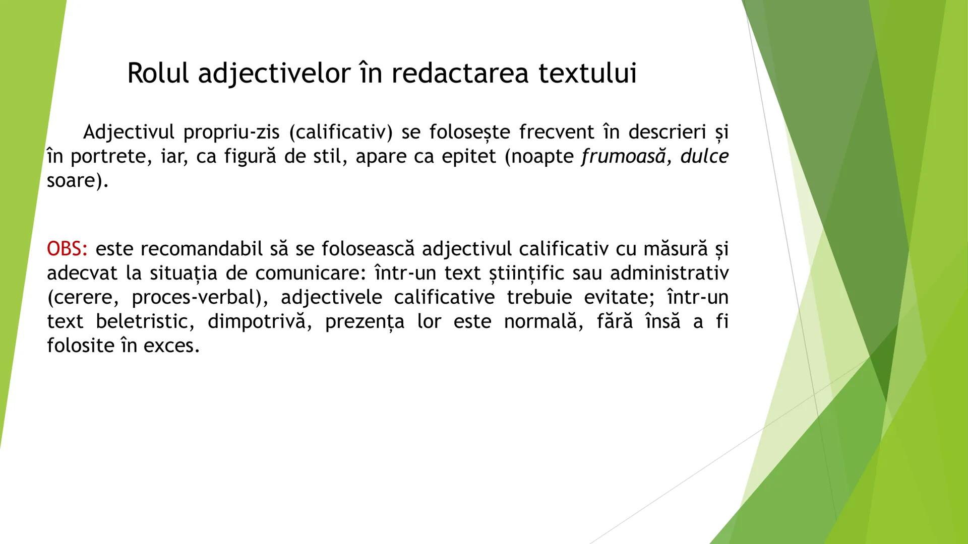 # Adjectivul
Clasa a VII-a Completează cu adjective potrivite:
a) lume _______________ ; b) pădurea _______________ ; c) _______________ sp