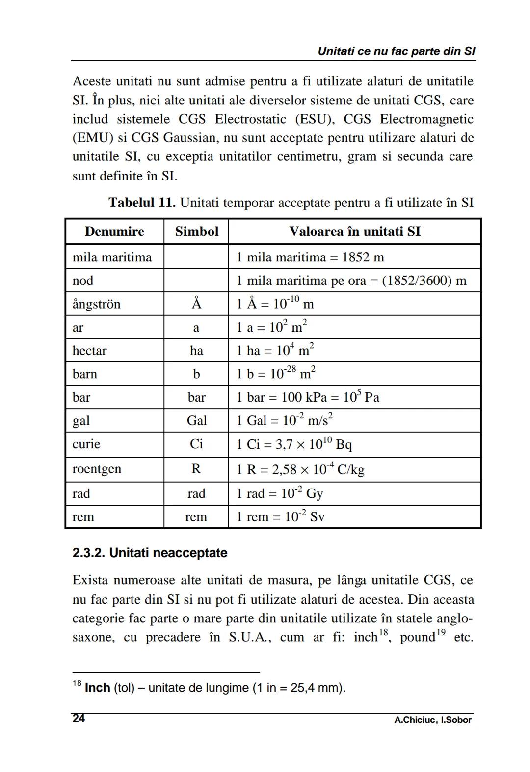 # 1. Unitati si prefixe SI
Unitati si prefixe SI
Se numeste unitate de masura o marime particulara a unei marimi
fizice, definita si adopta