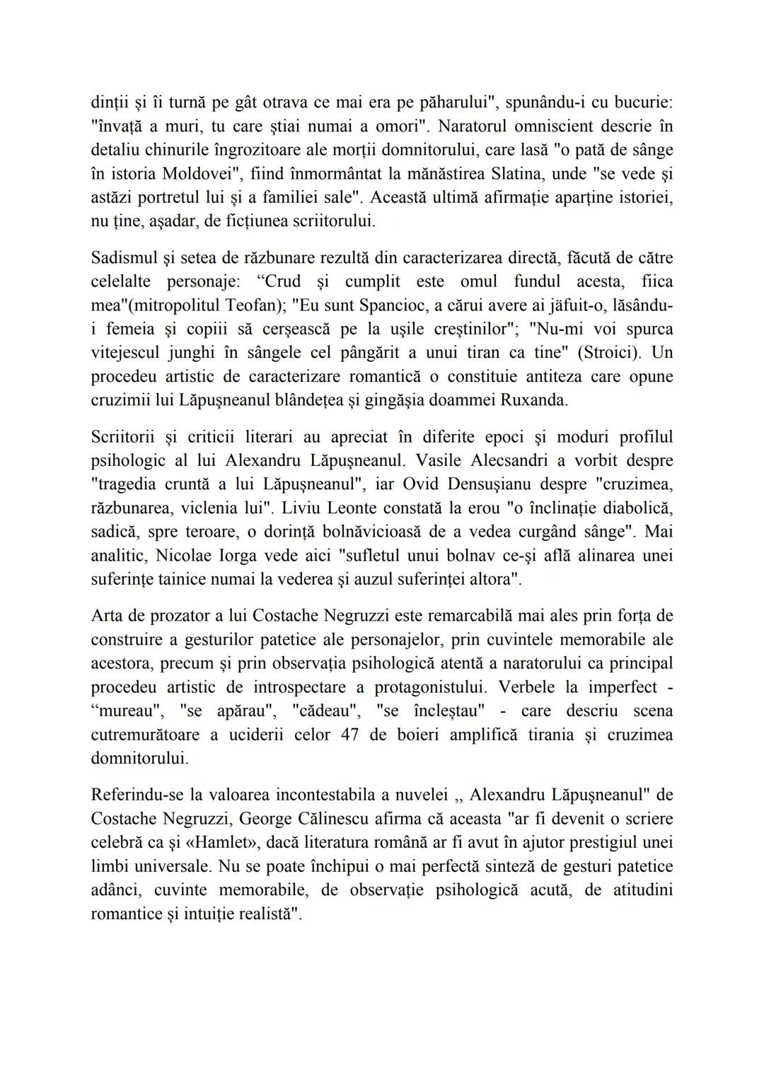 „Alexandru Lapusneanul"
-caracterizare-
De Costache Negruzzi
Nuvela Alexandru Lăpuşneanu este prima nuvelă romantică de inspirație istori