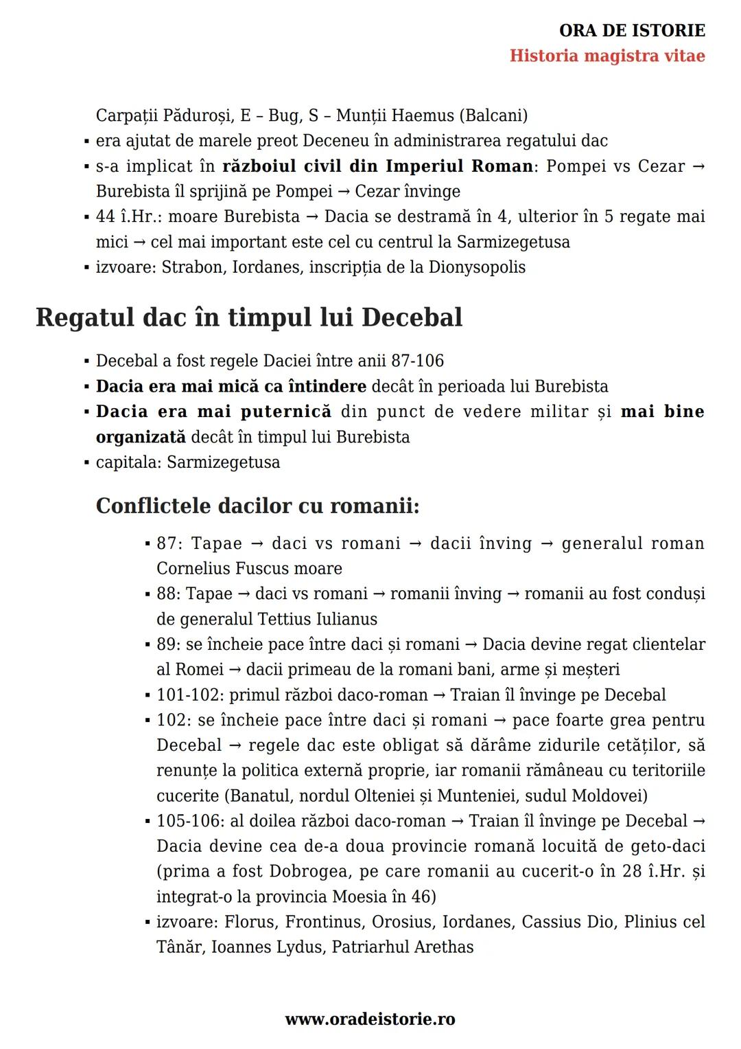 # ORA DE ISTORIE
Historia magistra vitae
# Romanitatea românilor în viziunea
istoricilor
Schiţa lecției
1. Cine au fost geto-dacii?
2.