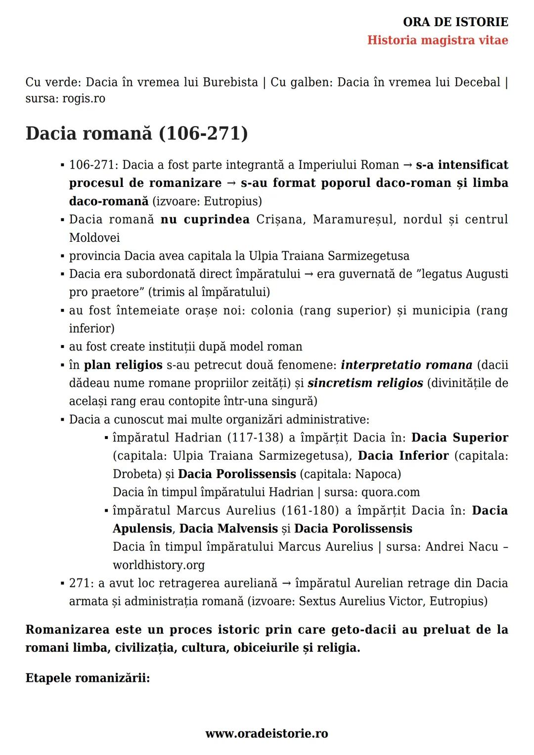 # ORA DE ISTORIE
Historia magistra vitae
# Romanitatea românilor în viziunea
istoricilor
Schiţa lecției
1. Cine au fost geto-dacii?
2.