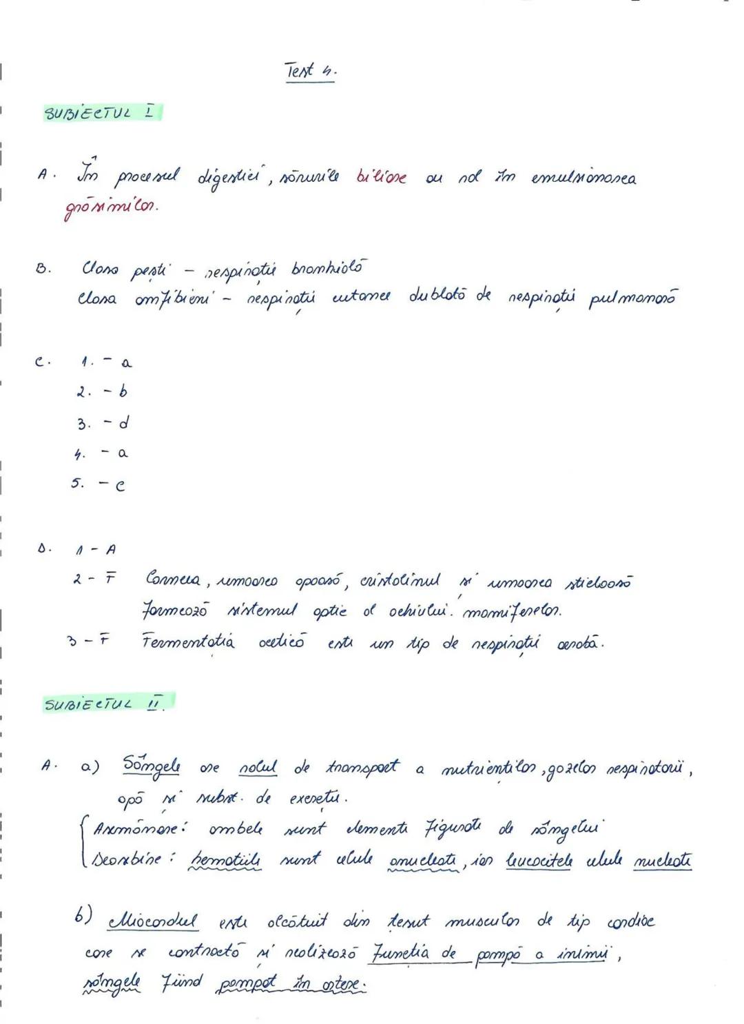 Ministerul Educaţiei
Centrul Naţional de Politici şi Evaluare în Educaţie
Examenul național de bacalaureat 2021
Proba E. d)
Biologie vegetal